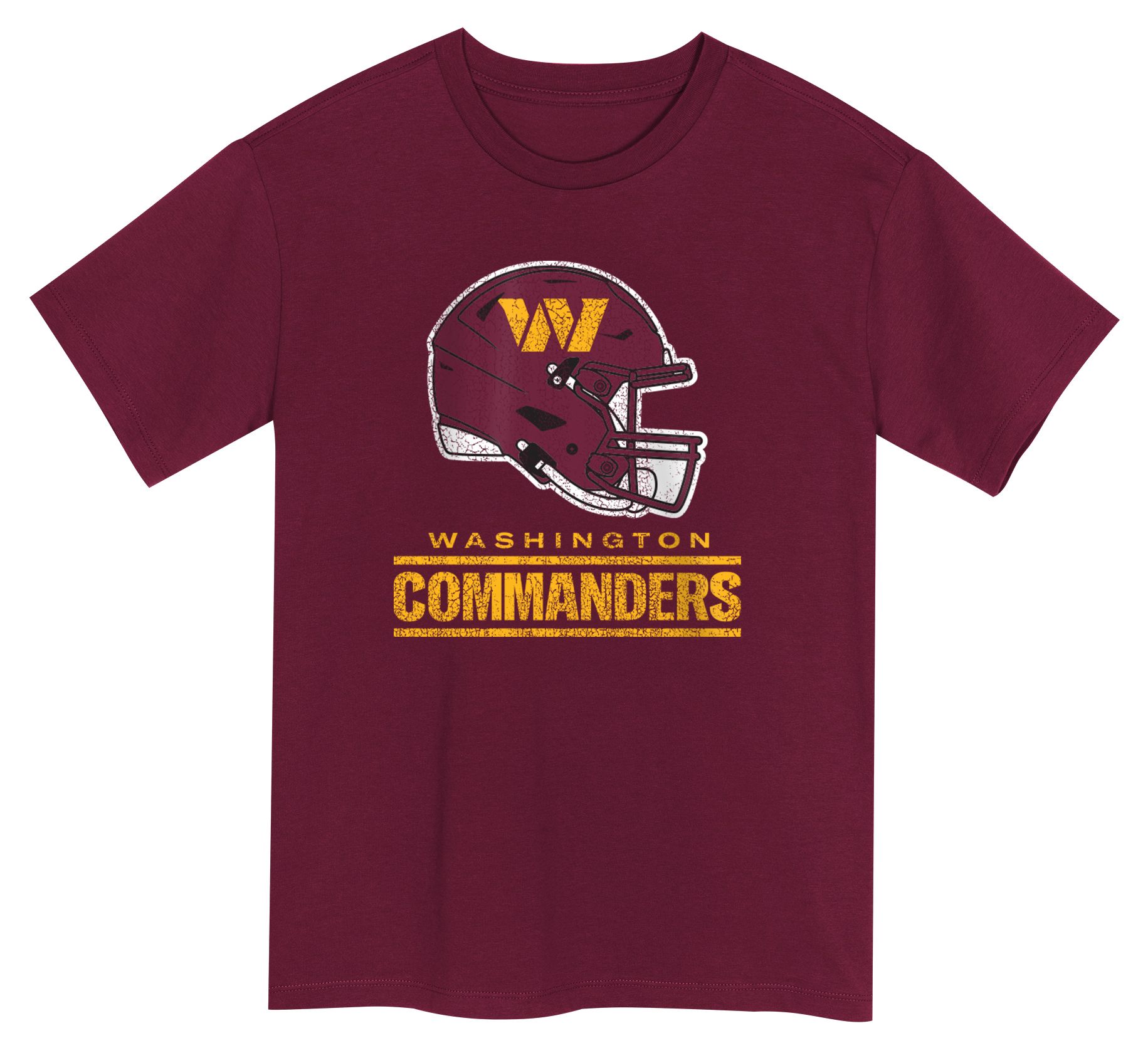 NFL Team Apparel Boys' Washington Commanders Maroon Get Loud T-Shirt product image