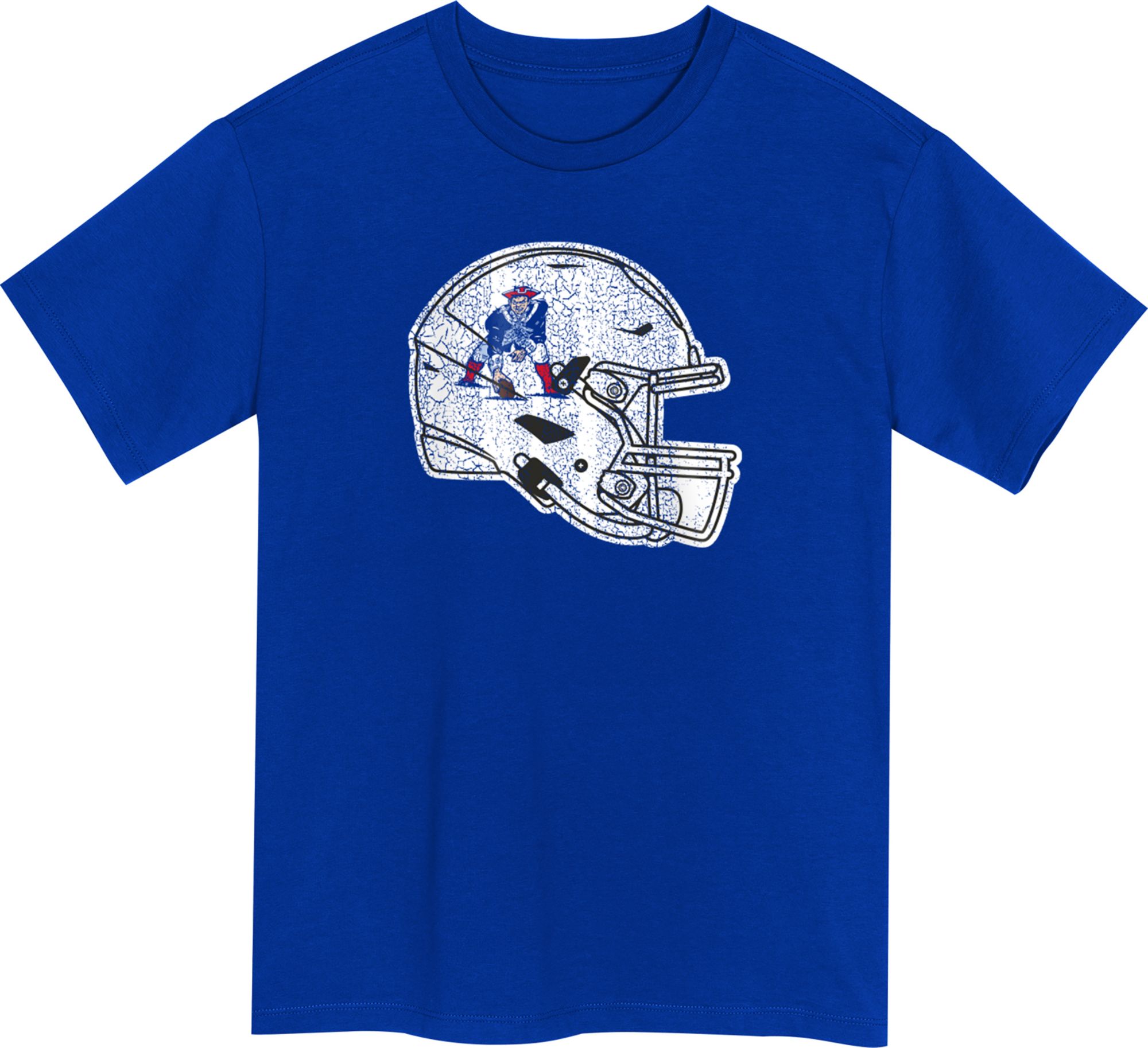 NFL Team Apparel Boys' New England Patriots Blue Get Loud T-Shirt product image