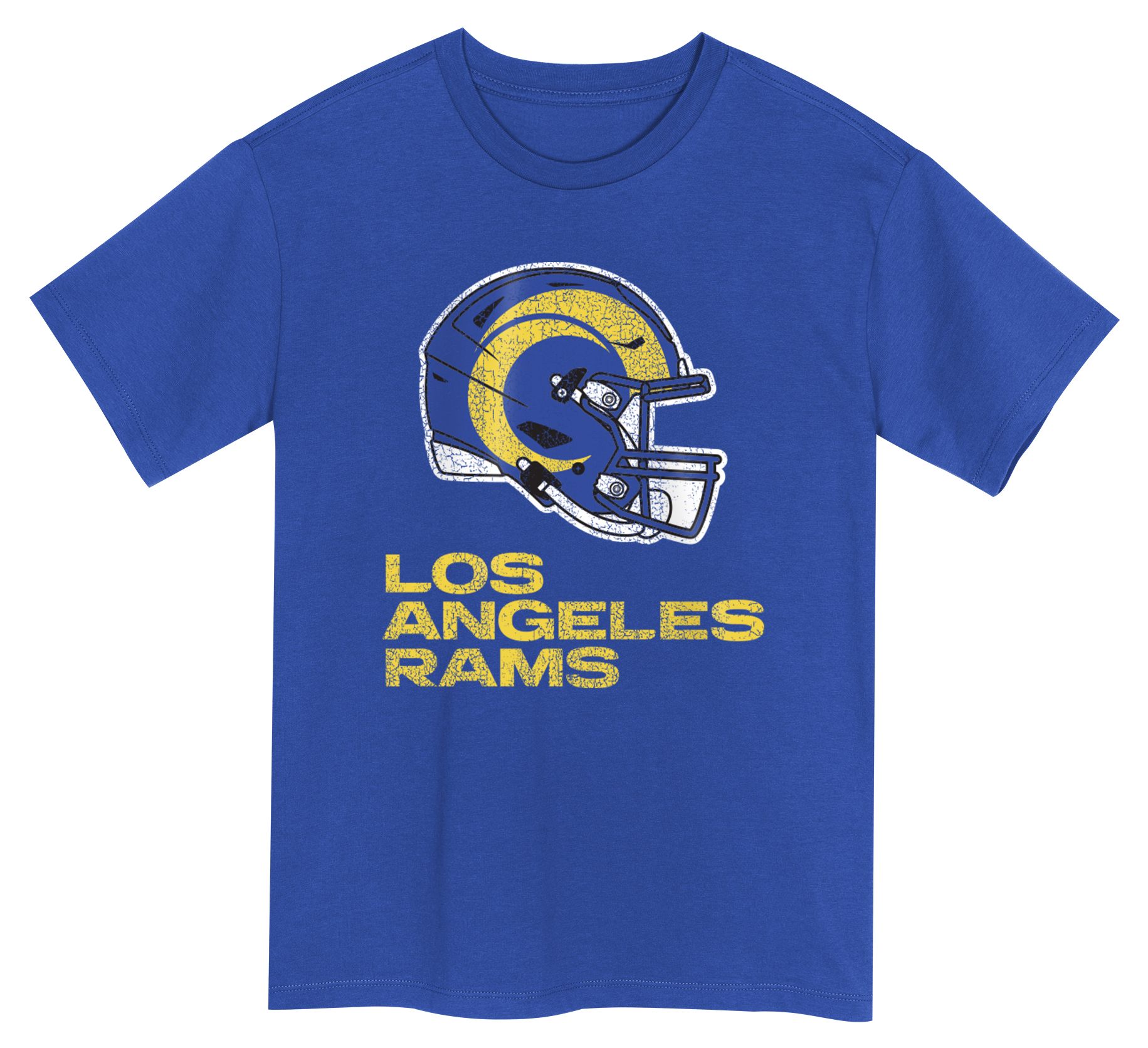 NFL Team Apparel Boys' Los Angeles Rams Blue 4-7 Get Loud Short Sleeve T-Shirt product image
