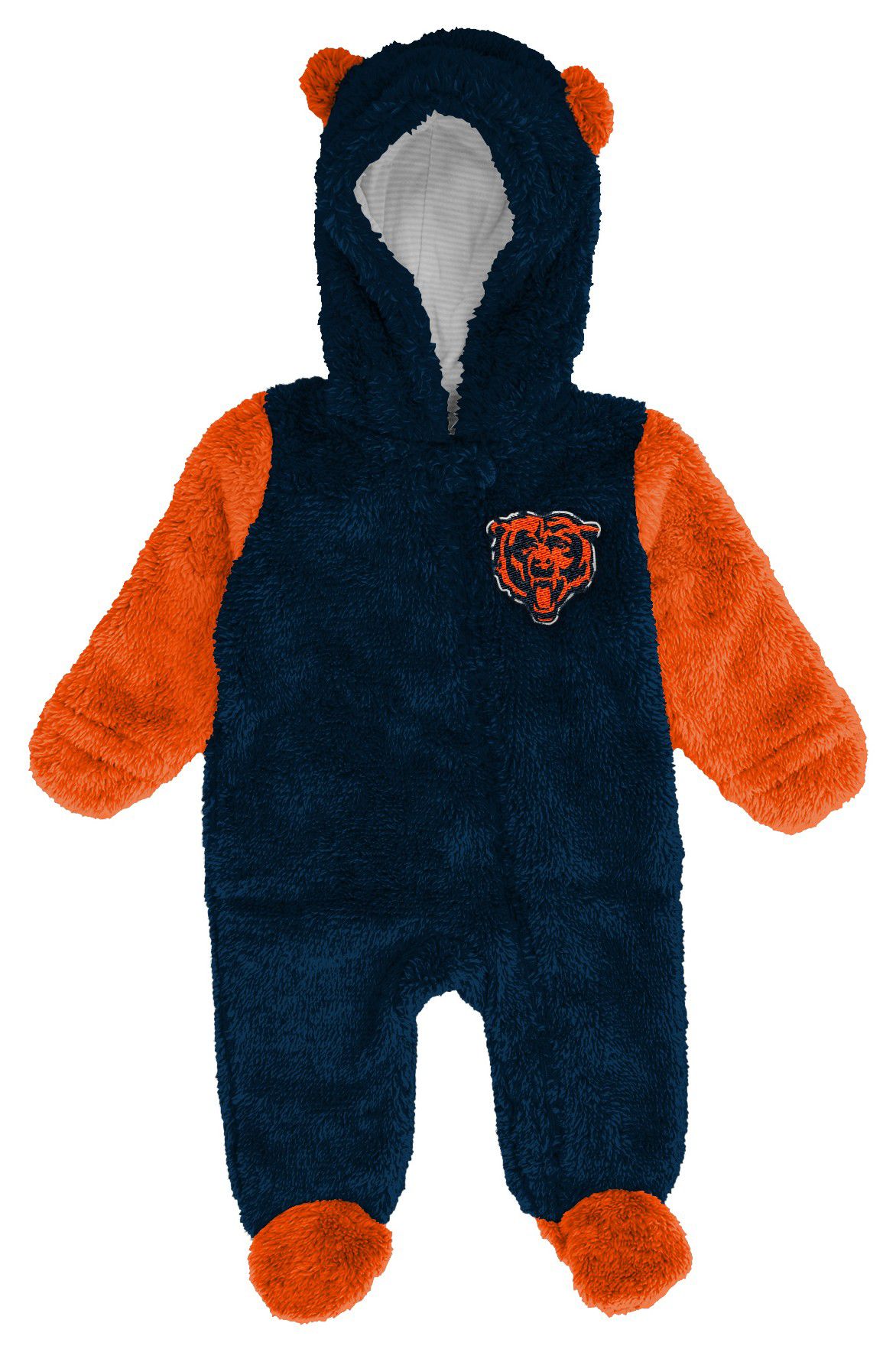 NFL Team Apparel Infant Chicago Bears Navy Stay Napping Nap Teddy product image