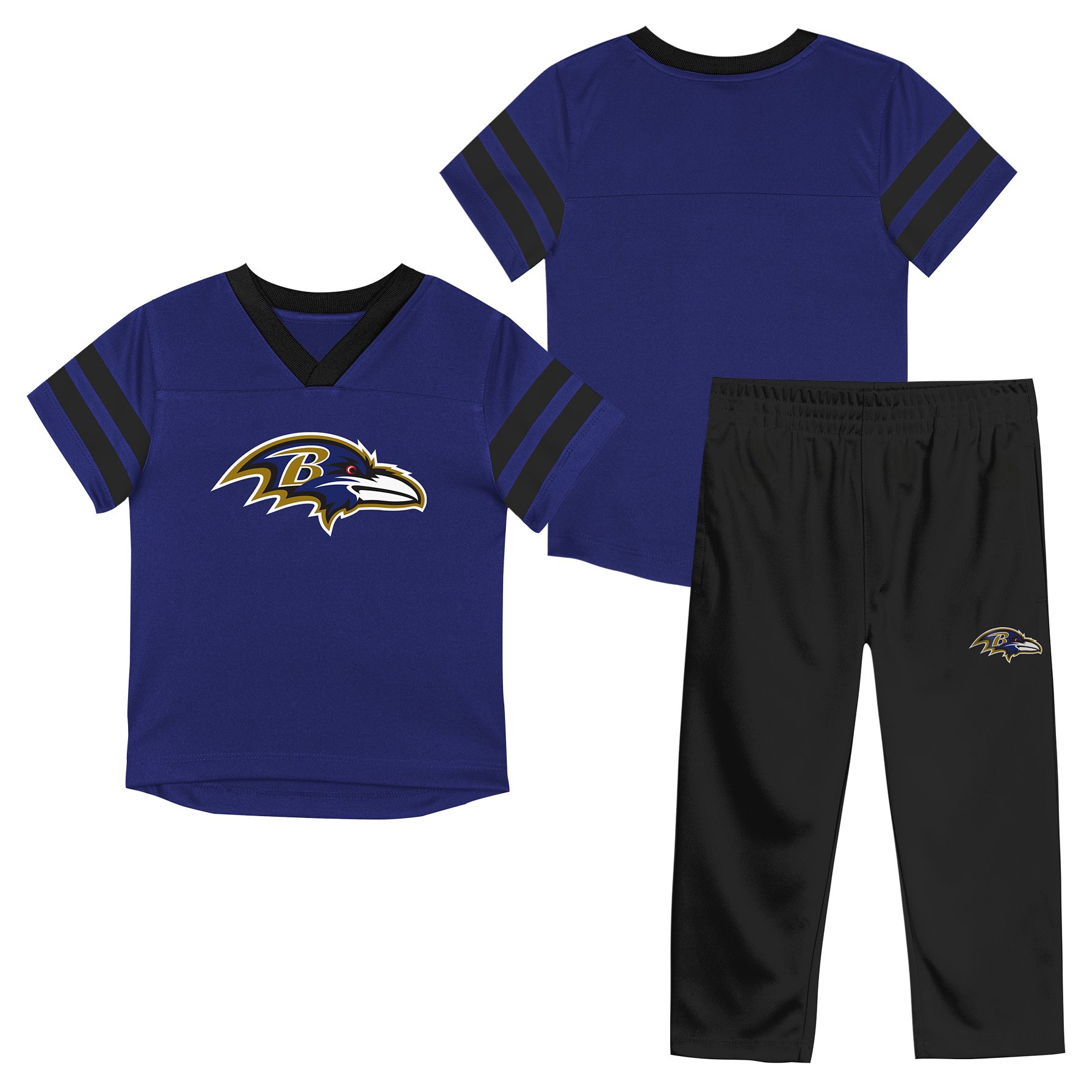 NFL Team Apparel Infant Baltimore Ravens Purple Red Zone 2-Piece Set product image