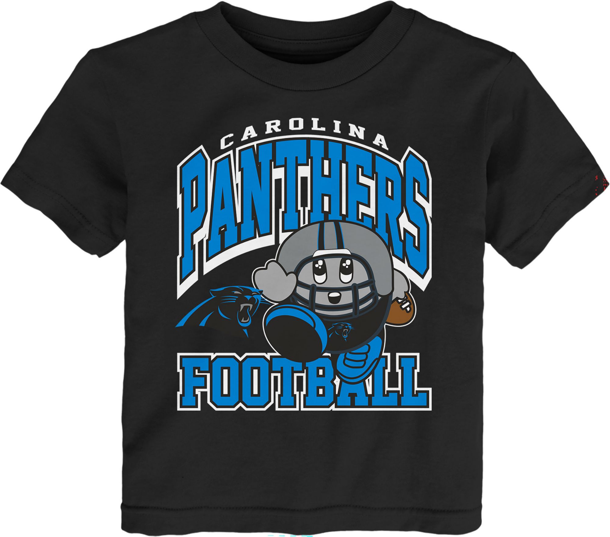 NFL Team Apparel Toddler Carolina Panthers Black Get Out Short