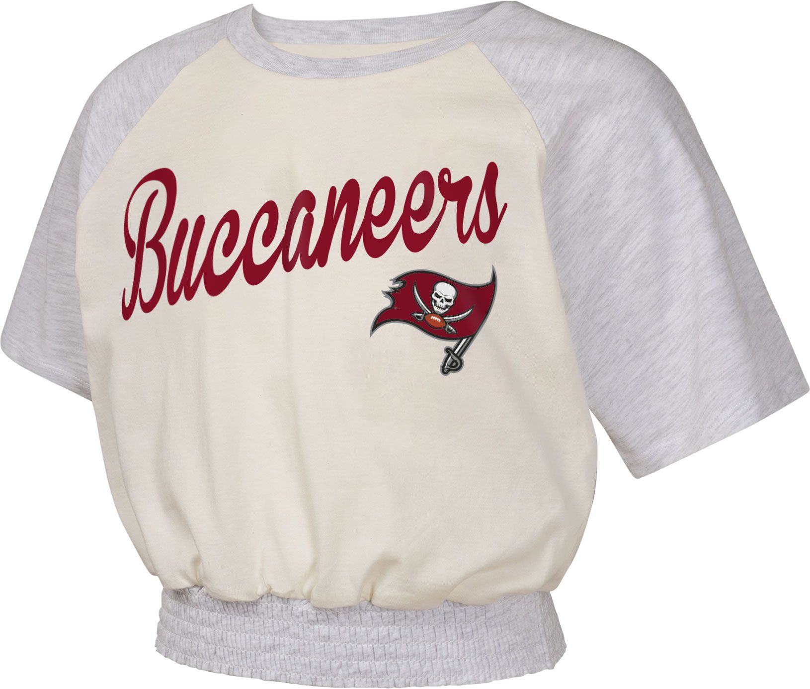 NFL Team Apparel Girl's Tampa Bay Buccaneers Defensive Line Dark Red T-Shirt product image