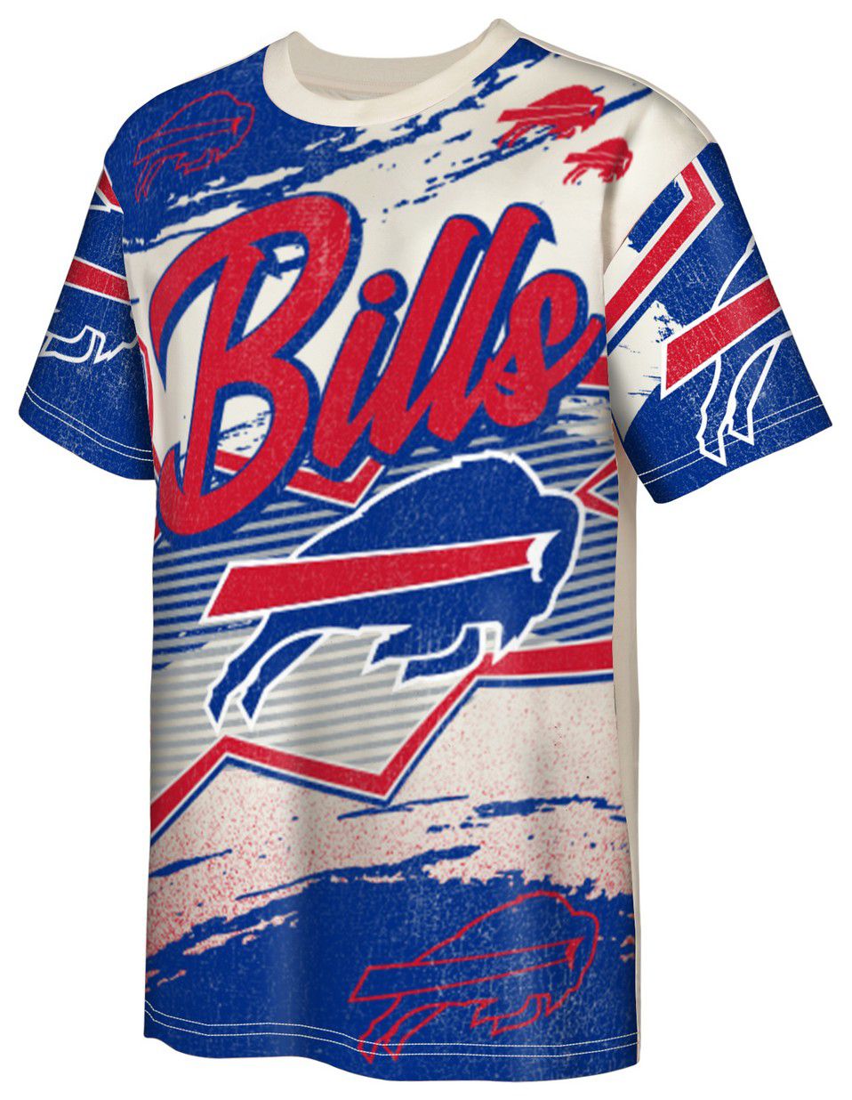 NFL Team Apparel Youth Buffalo Bills Blue Make Noise Short Sleeve T-Shirt product image