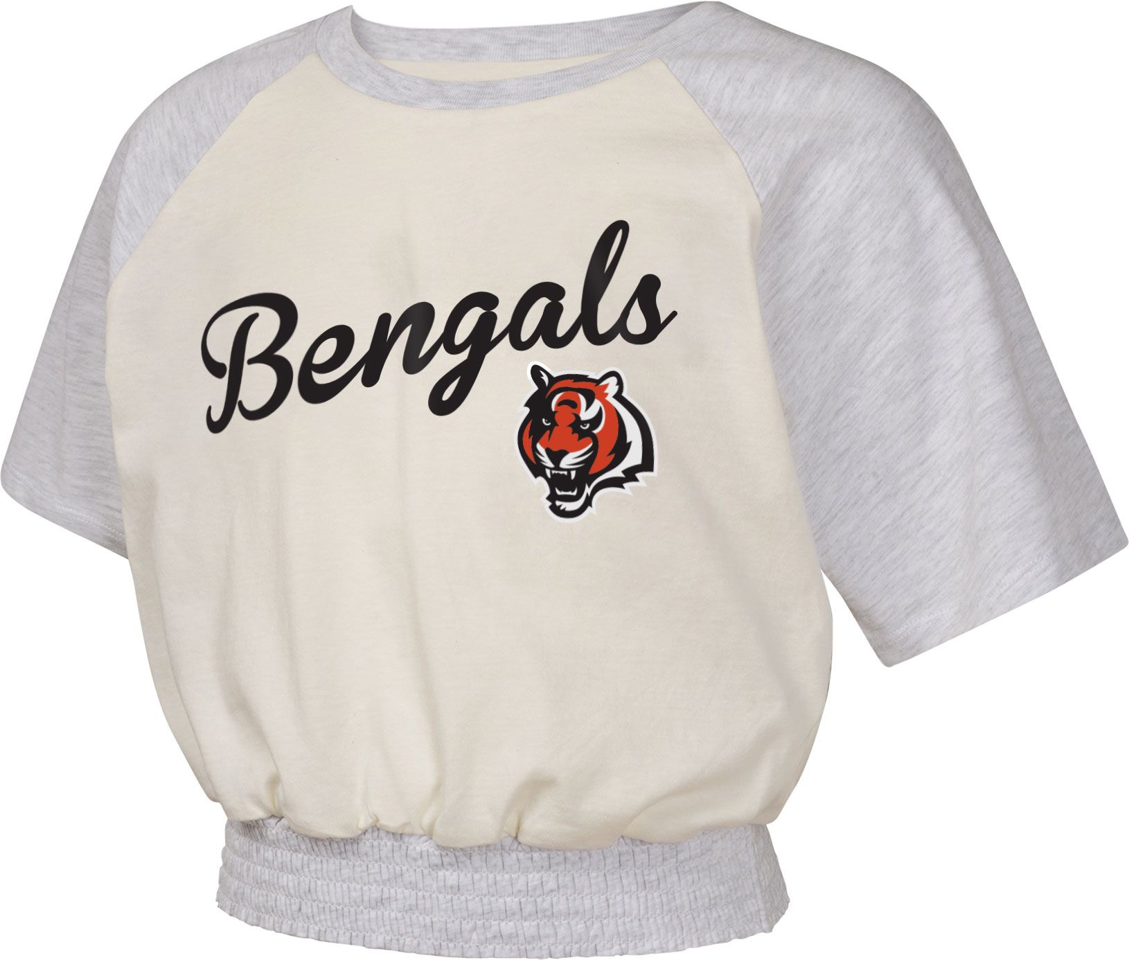 NFL Team Apparel Girl's Cincinnati Bengals Defensive Line Black T-Shirt product image