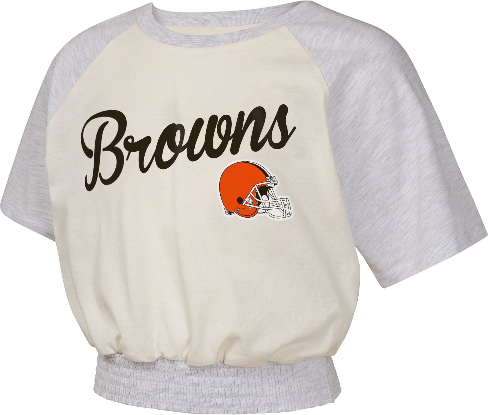 NFL Team Apparel Girl's Cleveland Browns Defensive Line Brown T-Shirt product image
