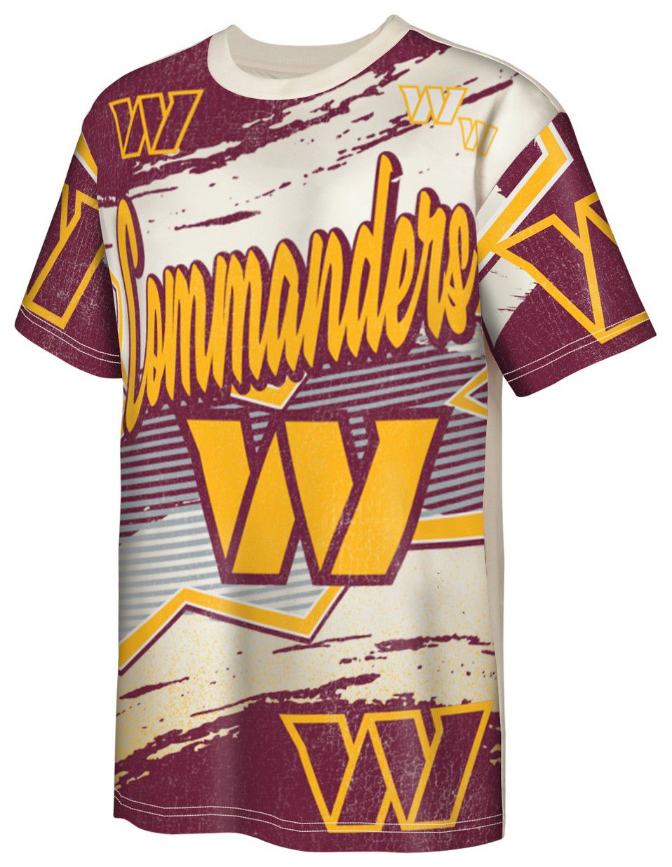 NFL Team Apparel Youth Washington Commanders Garnet Make Noise T-Shirt product image