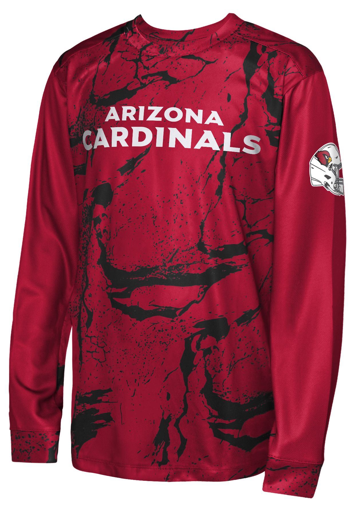 NFL Team Apparel Youth Arizona Cardinals Red In The Zone Long Sleeve T-Shirt product image