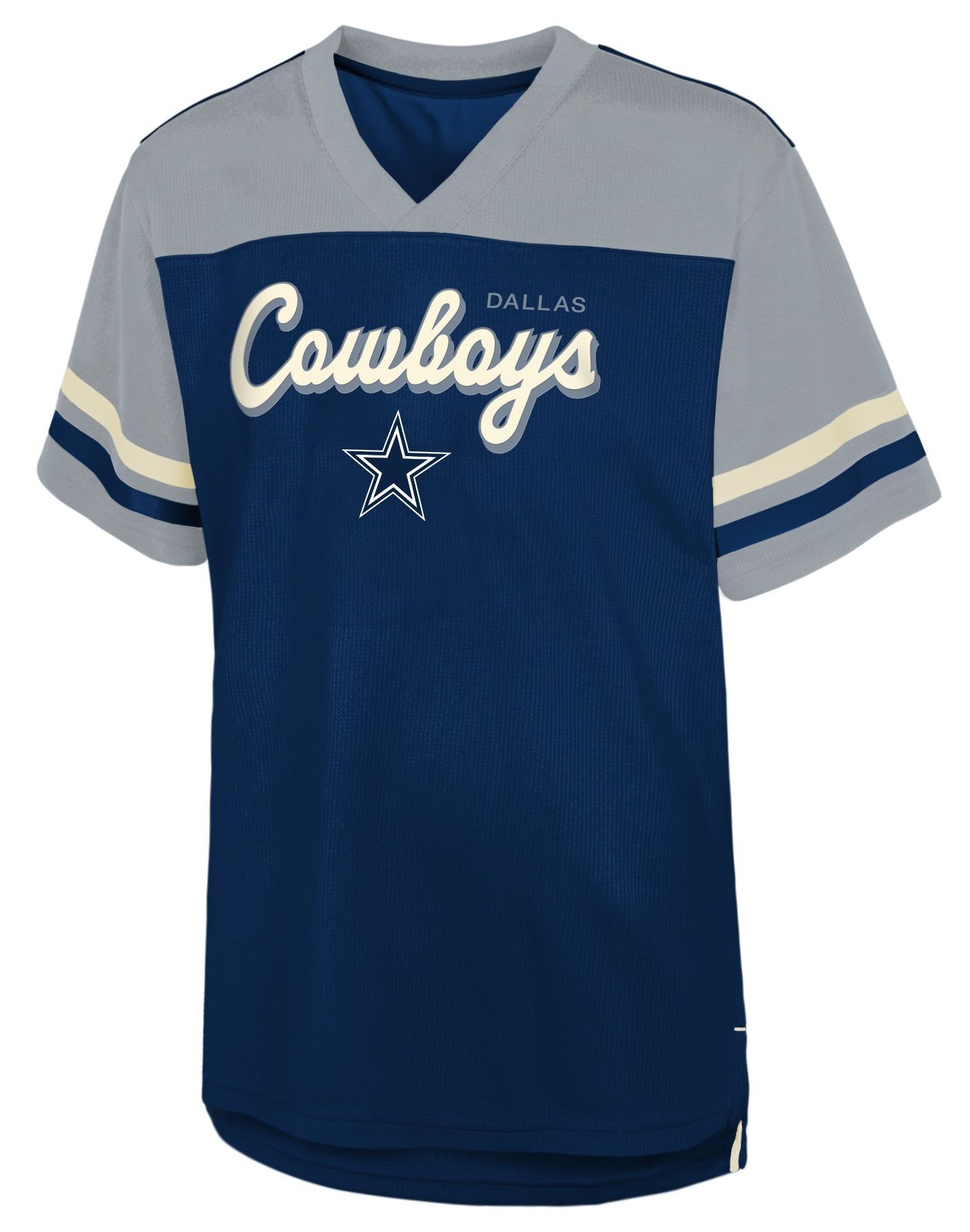 NFL Team Apparel Youth Dallas Cowboys Navy Jrs. Truest Fan Short Sleeve T-Shirt product image