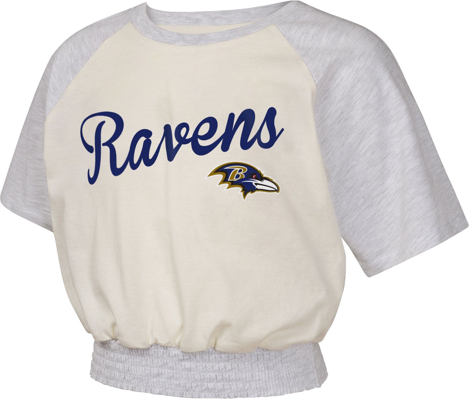 NFL Team Apparel Girl's Baltimore Ravens Defensive Line Purple T-Shirt product image