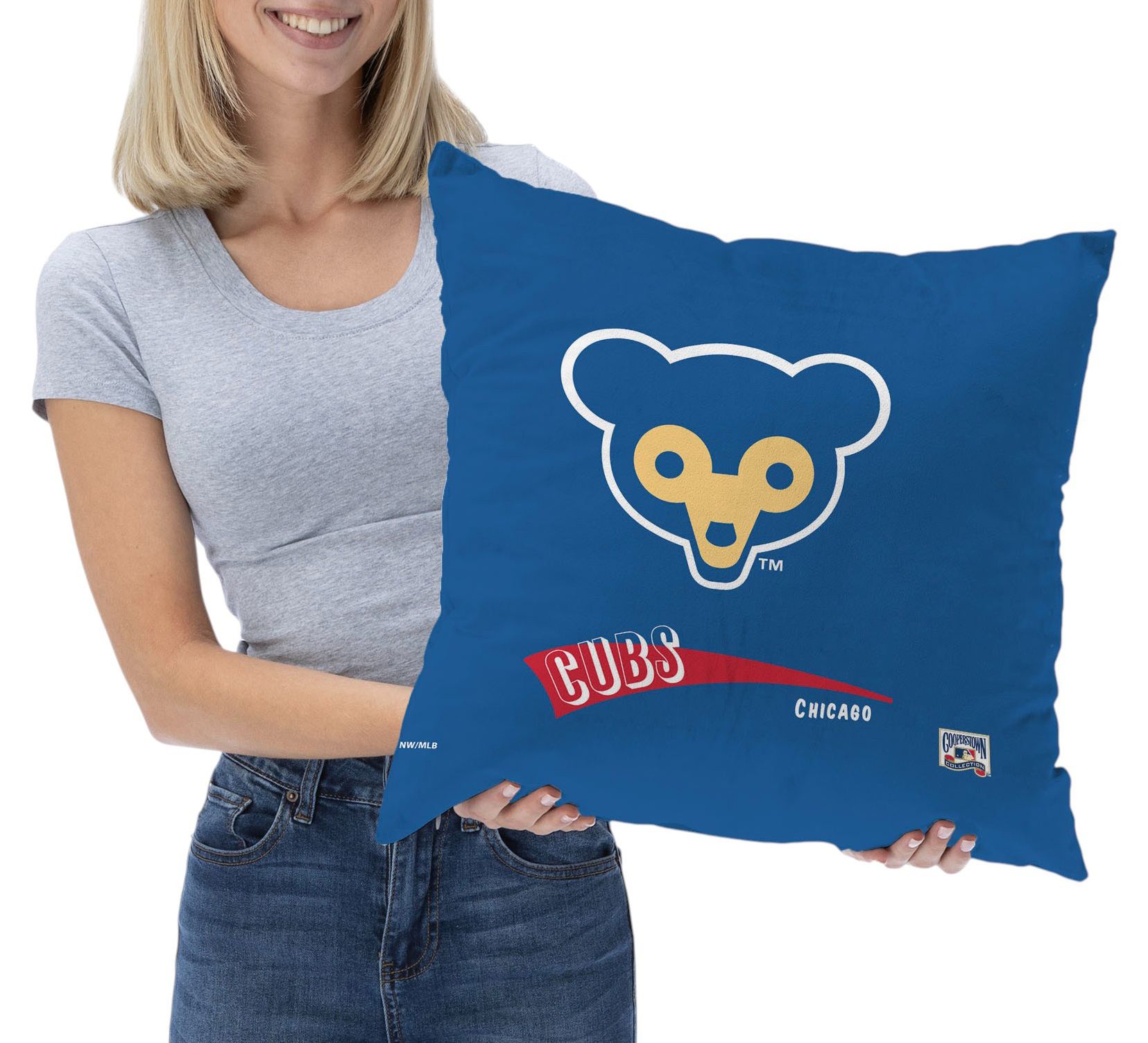 Northwest Chicago Cubs City Connect Throwback Throw Pillow product image