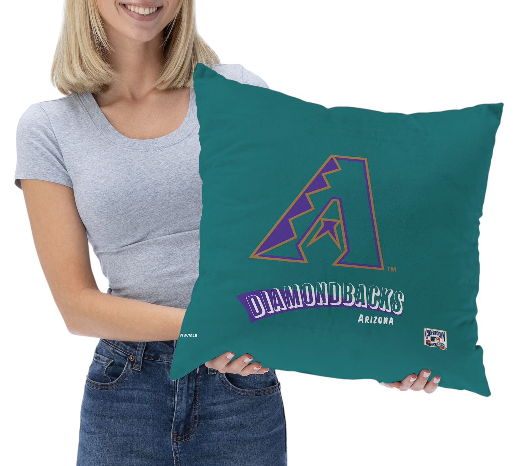 Northwest Arizona Diamondbacks City Connect Throwback Throw Pillow product image