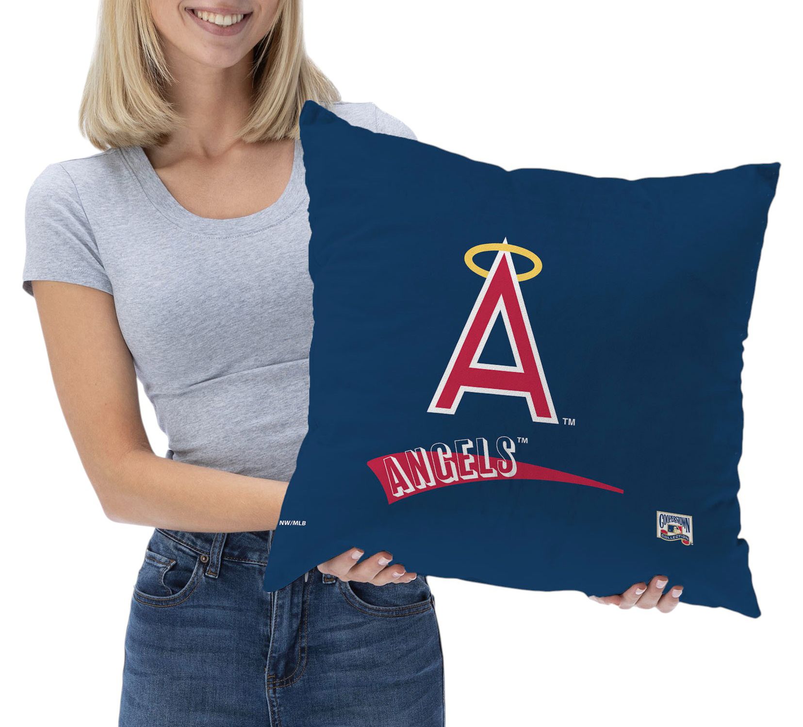Northwest Los Angeles Angels City Connect Throwback Throw Pillow product image