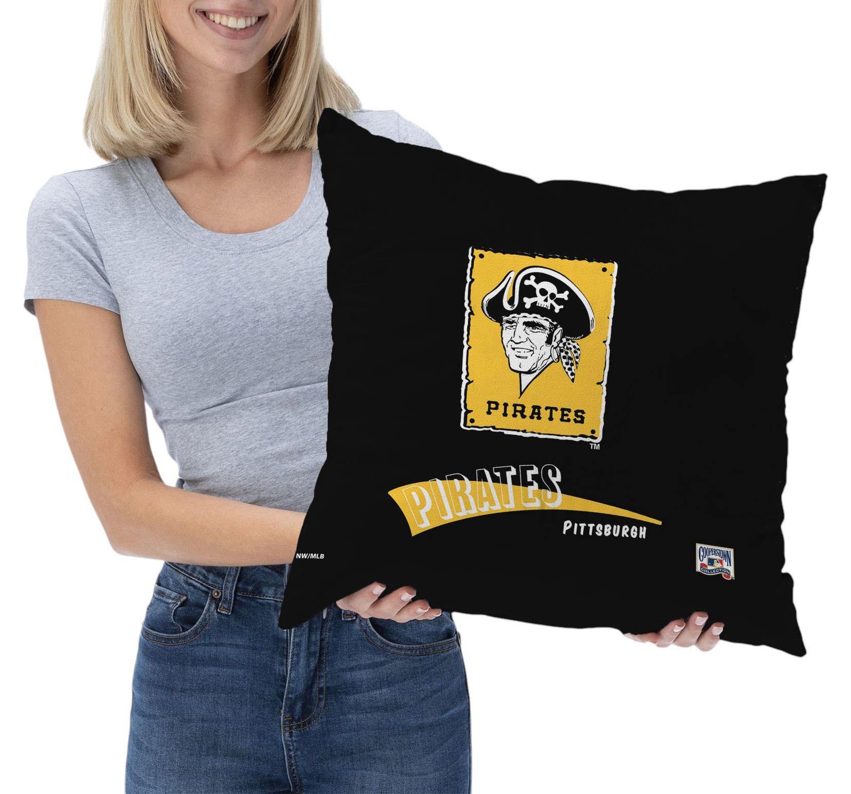 Northwest Pittsburgh Pirates City Connect Throwback Throw Pillow product image