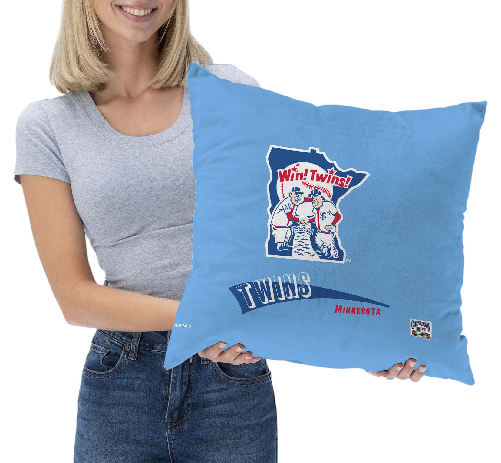 Northwest Minnesota Twins City Connect Throwback Throw Pillow product image