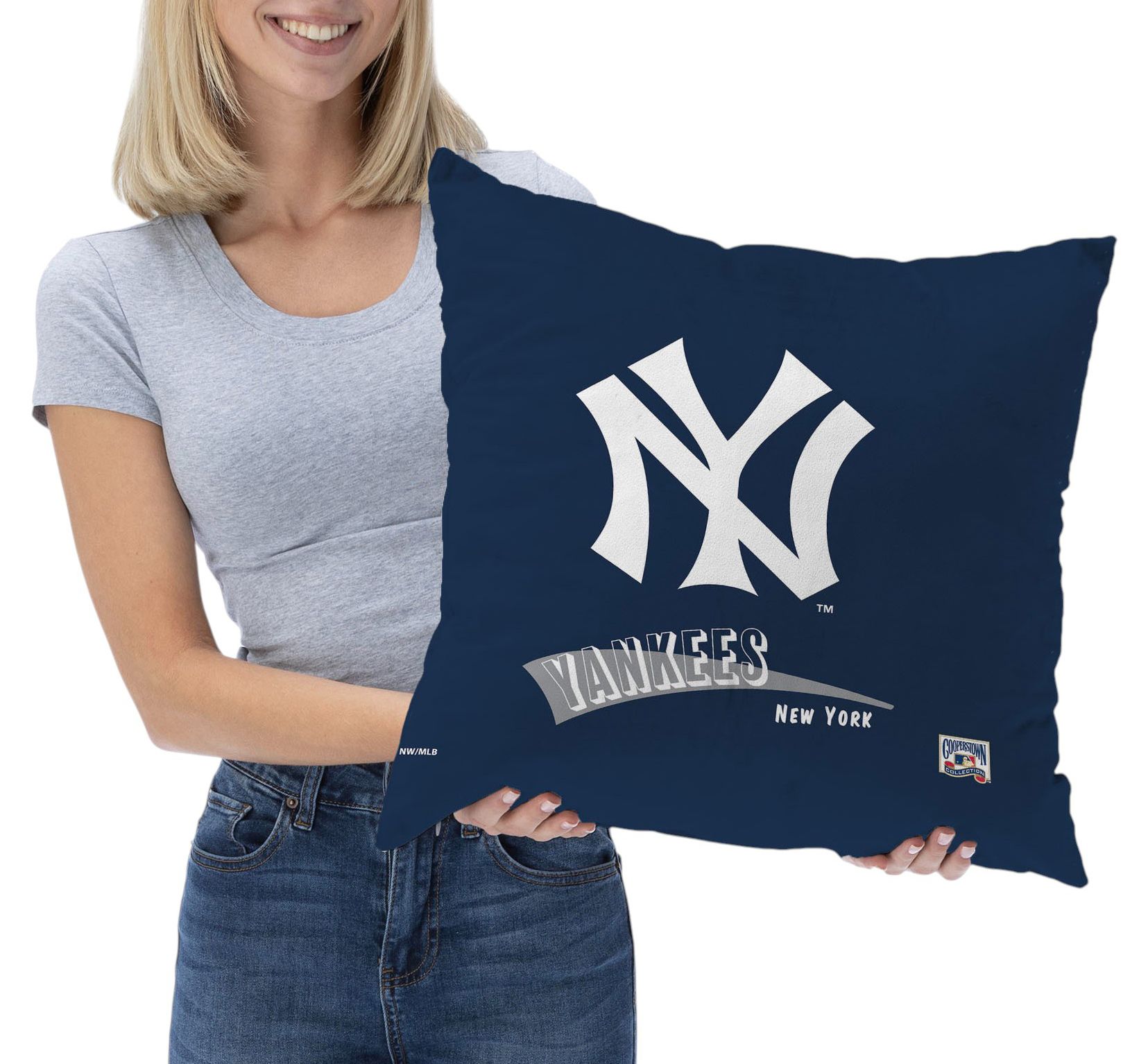 Northwest New York Yankees City Connect Throwback Throw Pillow product image