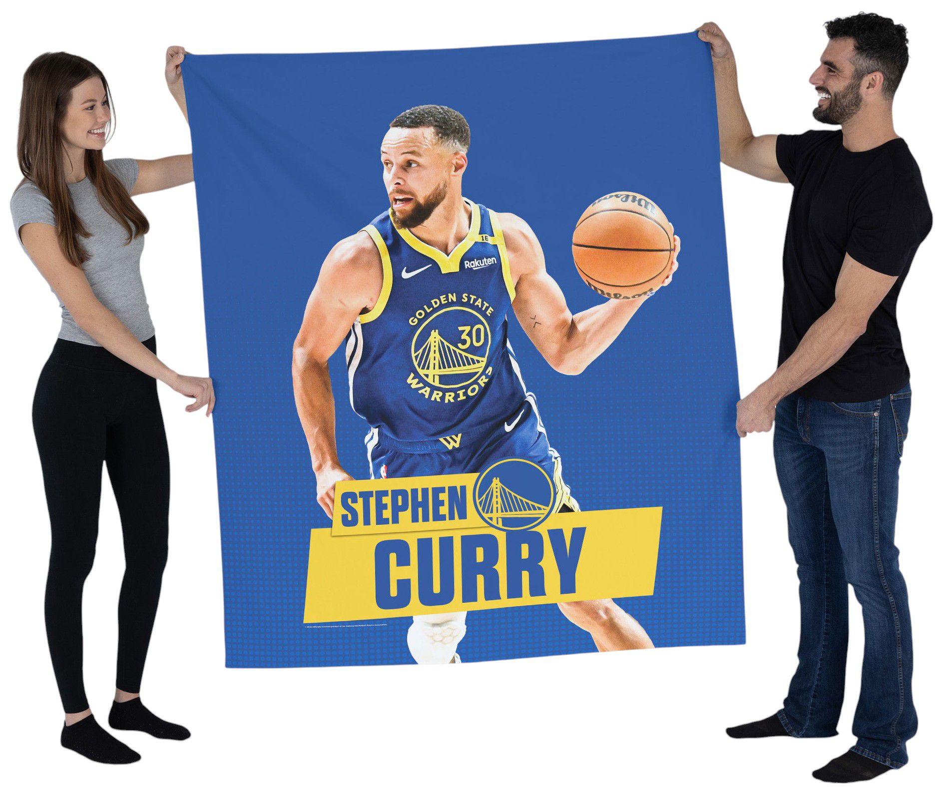 TheNorthwest Golden State Warriors Stephen Curry 50'' x 60'' Wall Hanging product image