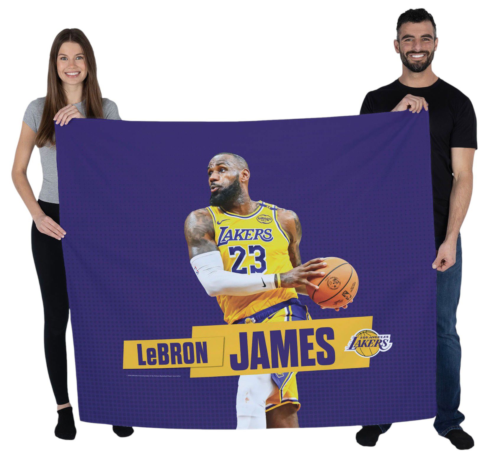 TheNorthwest Los Angeles Lakers LeBron James 34'' x 40'' Wall Hanging product image