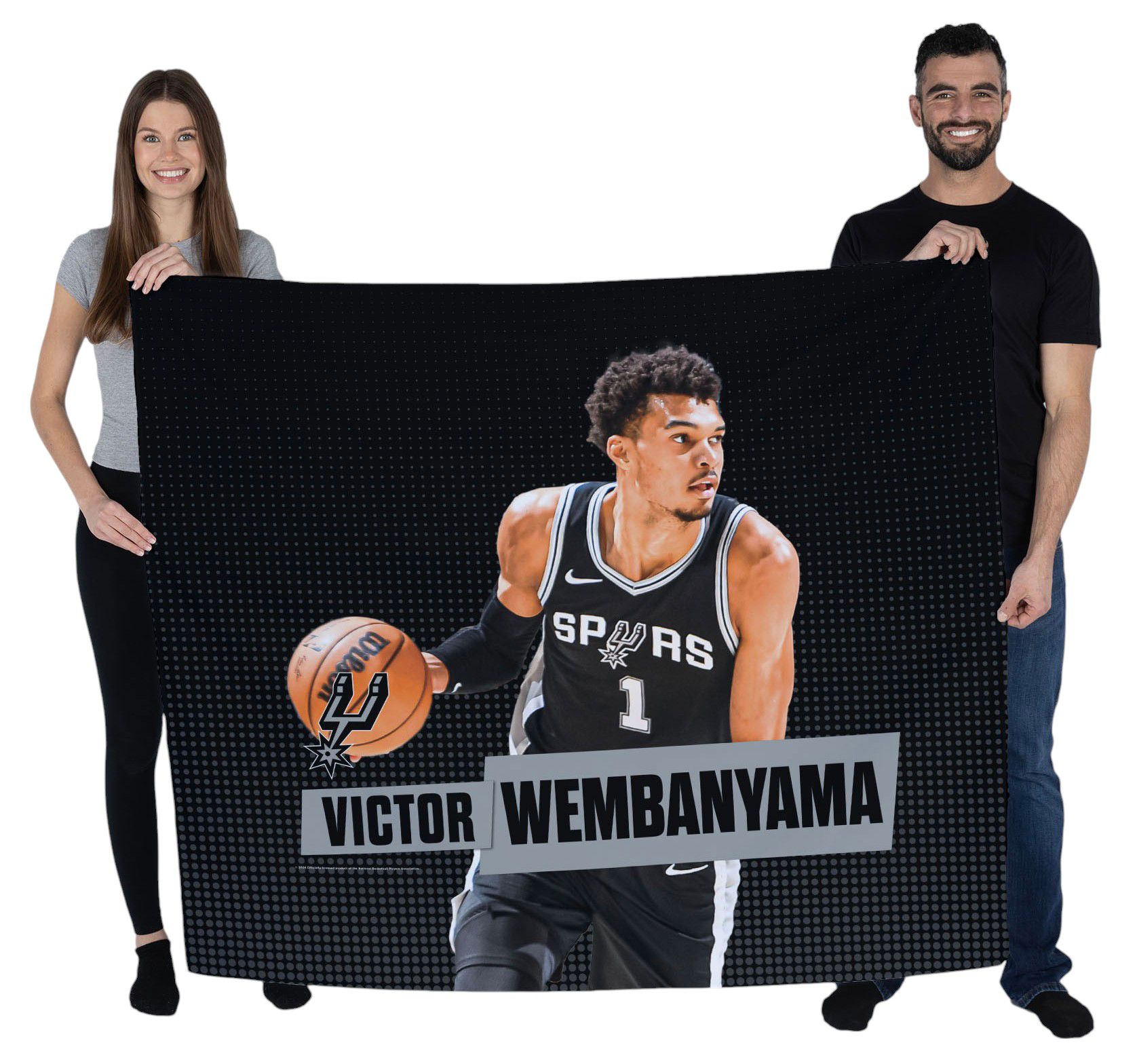 TheNorthwest San Antonio Spurs Victor Wembanyama 34'' x 40'' Wall Hanging product image