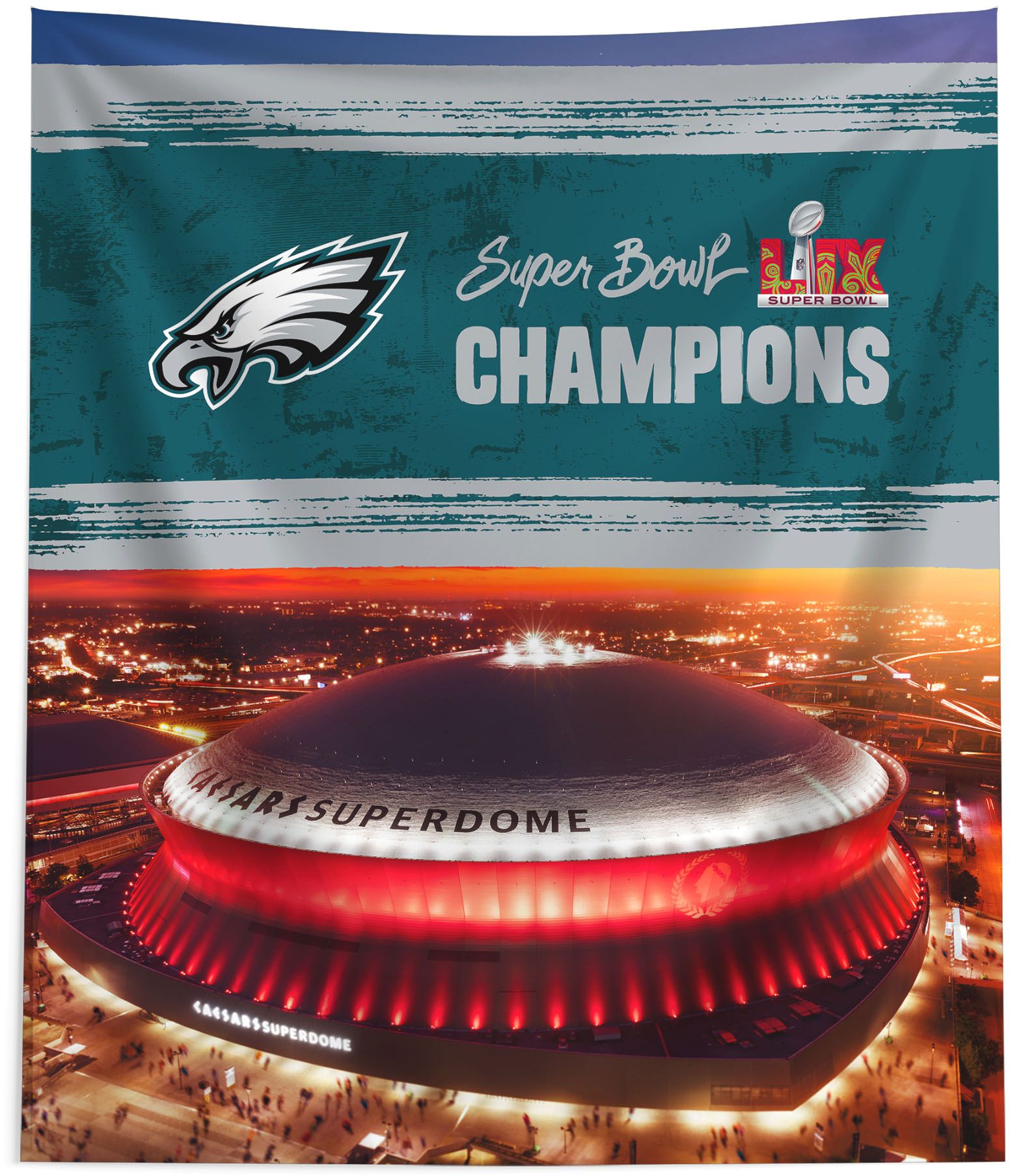 Northwest 2024-25 Super Bowl LIX Champions Philadelphia Eagles Small Wall Hang product image