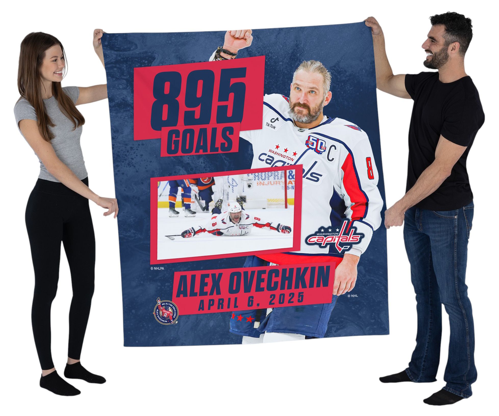 Northwest Washington Capitals Alexander Ovechkin #8 '895 Goals' Photo Wall Hang product image