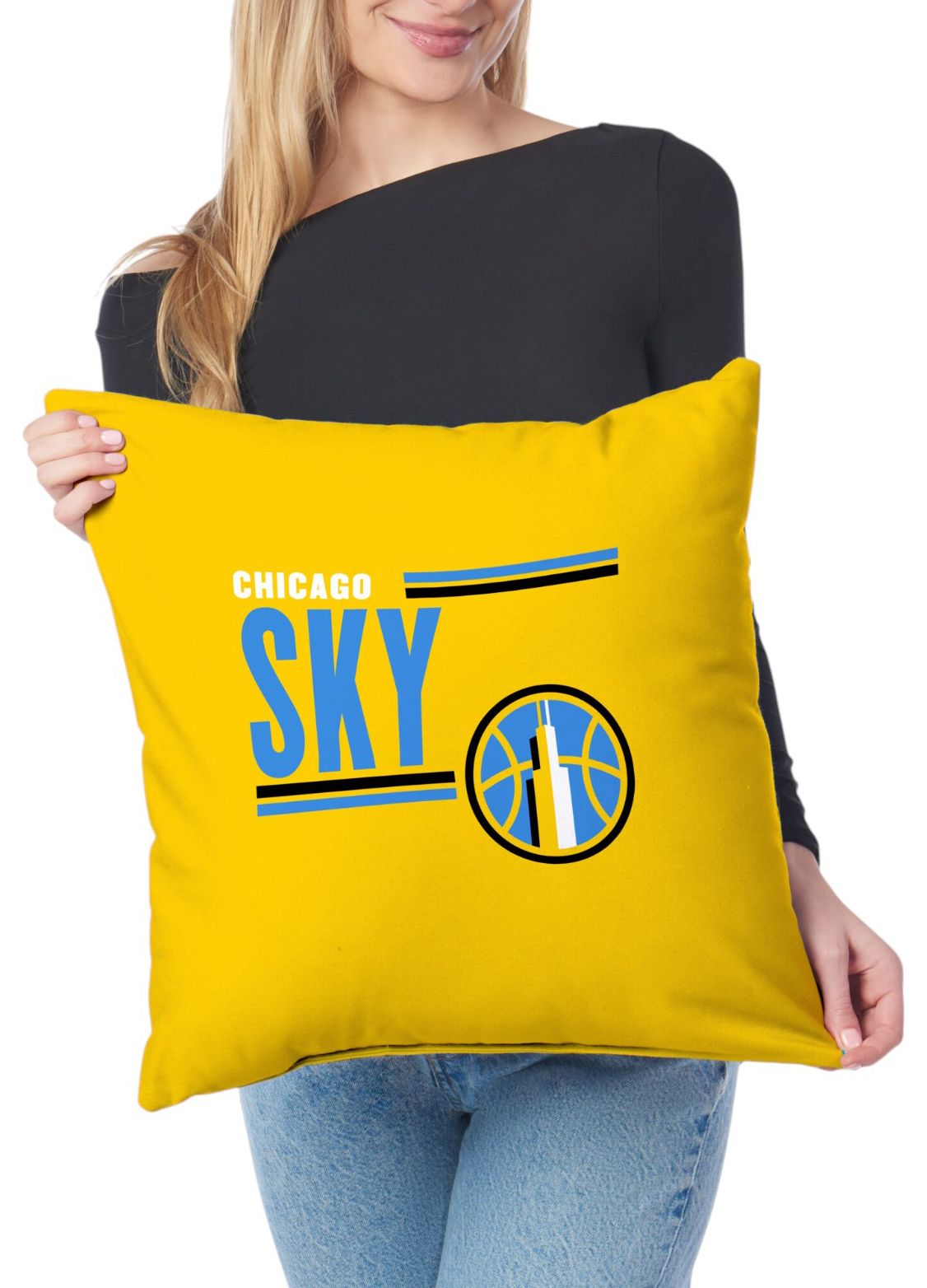 Northwest Chicago Sky Multi Double Down Pillow product image