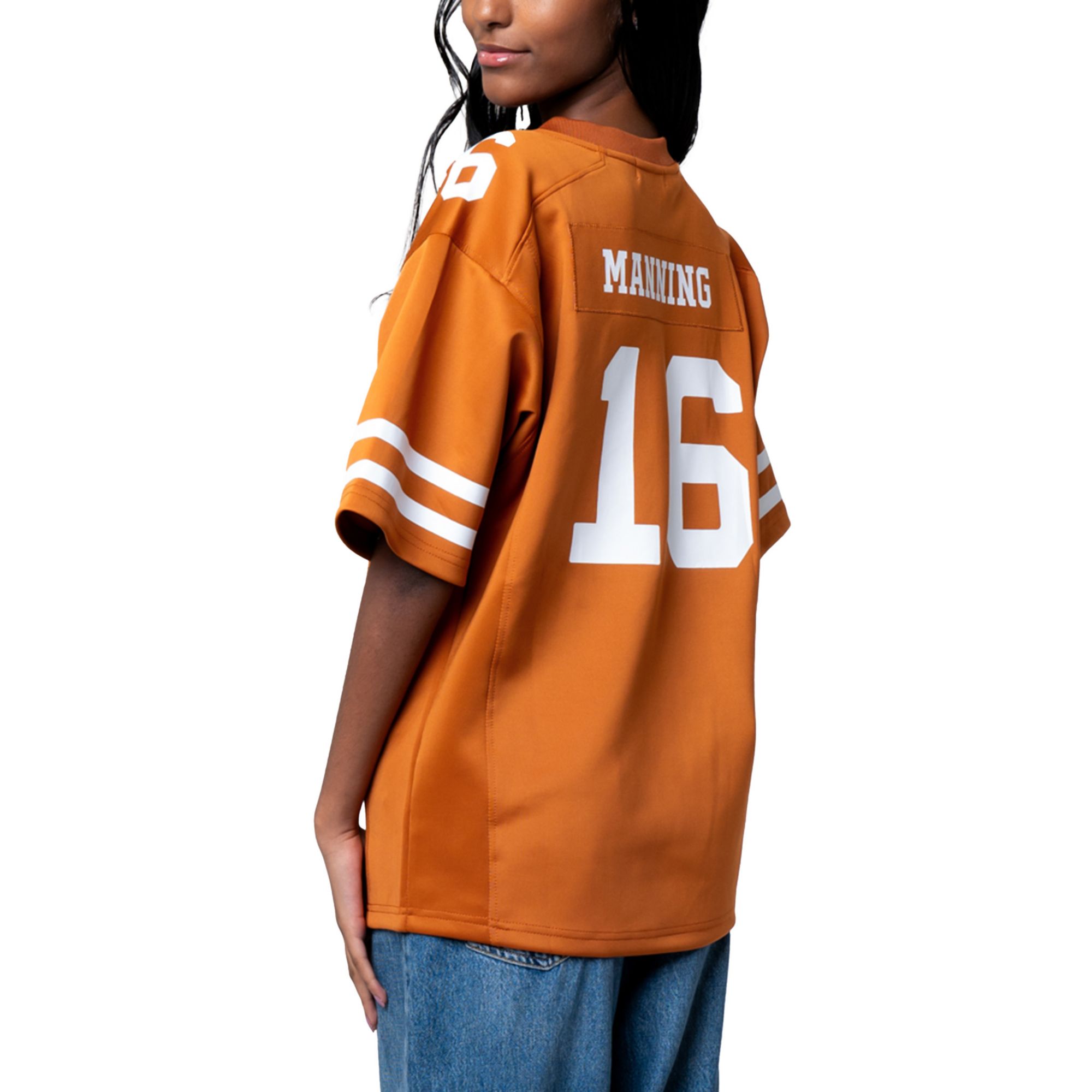 Established & Co Women's Texas Longhorns Arch Manning #16 Orange Jersey product image