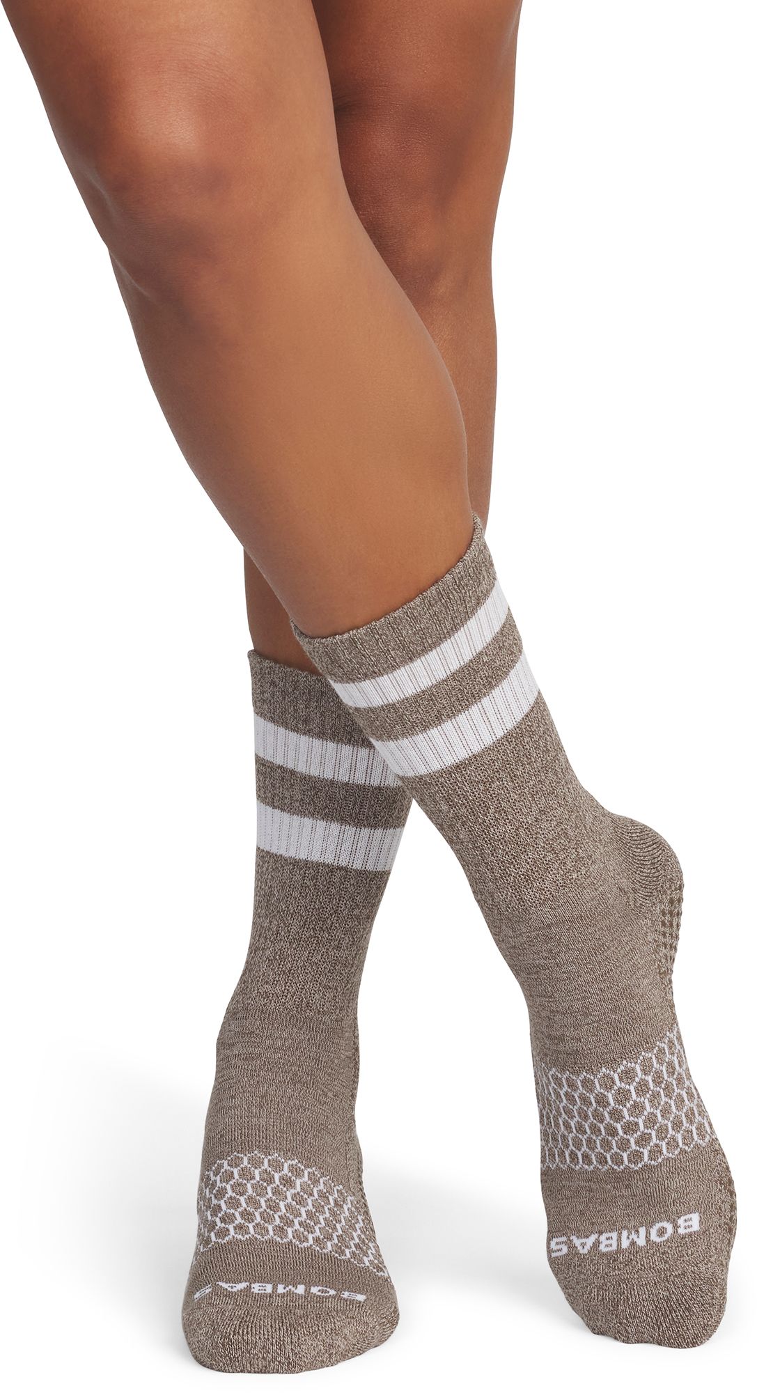Bombas Adult Vintage Stripe Grip Half Calf Socks product image