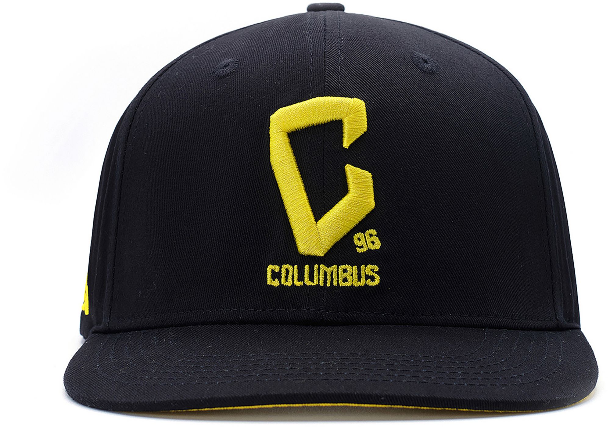 Live Breathe Futbol Adult Columbus Crew Black Oversized Snapback Adjustable Hat product image