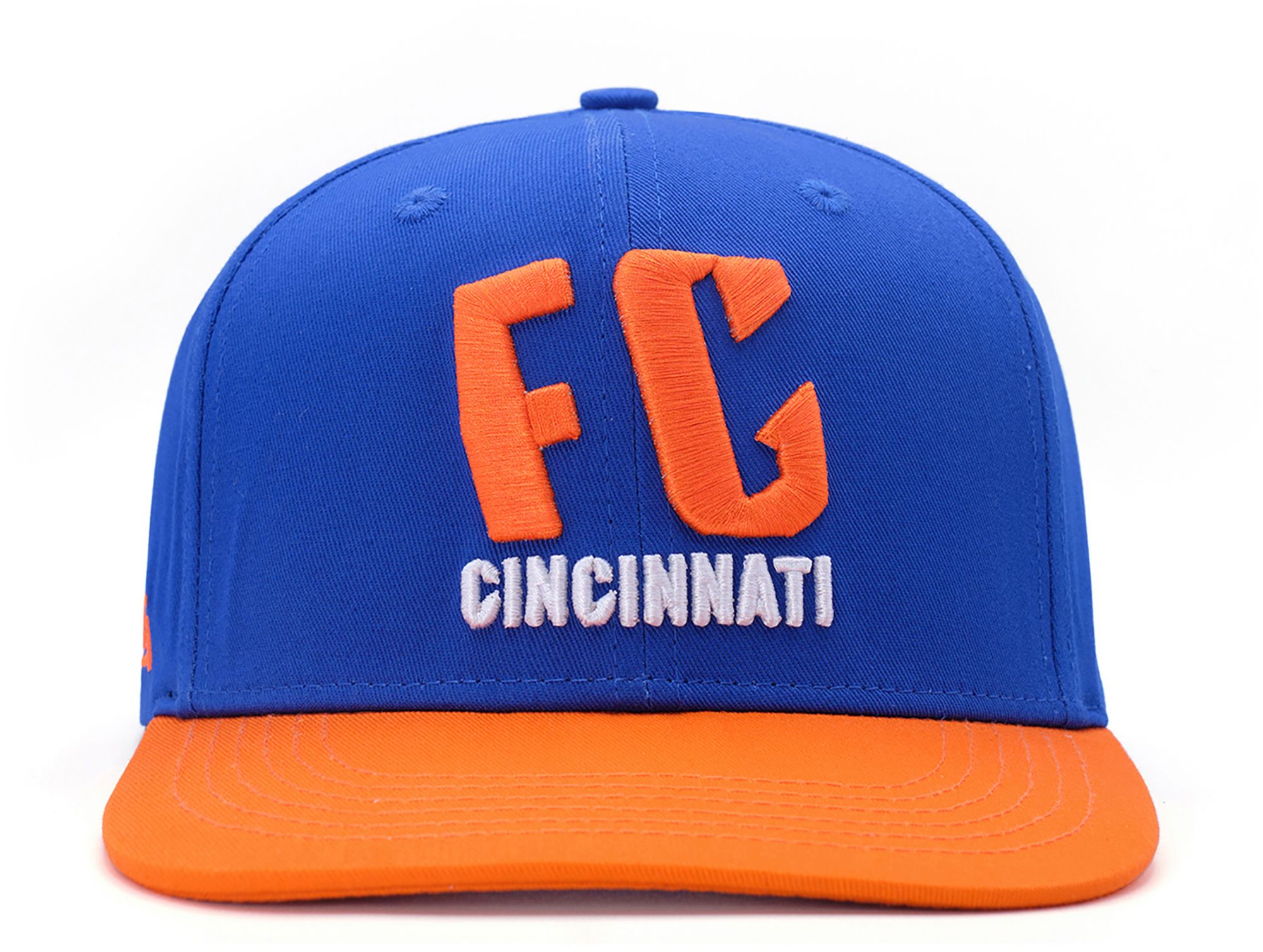 Live Breathe Futbol Adult FC Cincinnati Blue Oversized Snapback Adjustable Hat product image