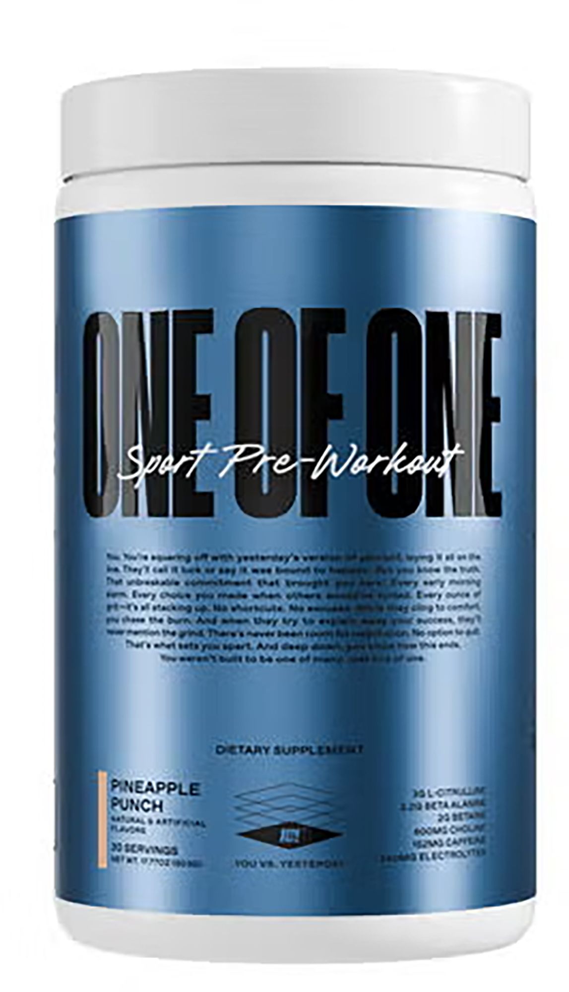 One of One 30 Servings Pineapple Punch Pre-Workout product image
