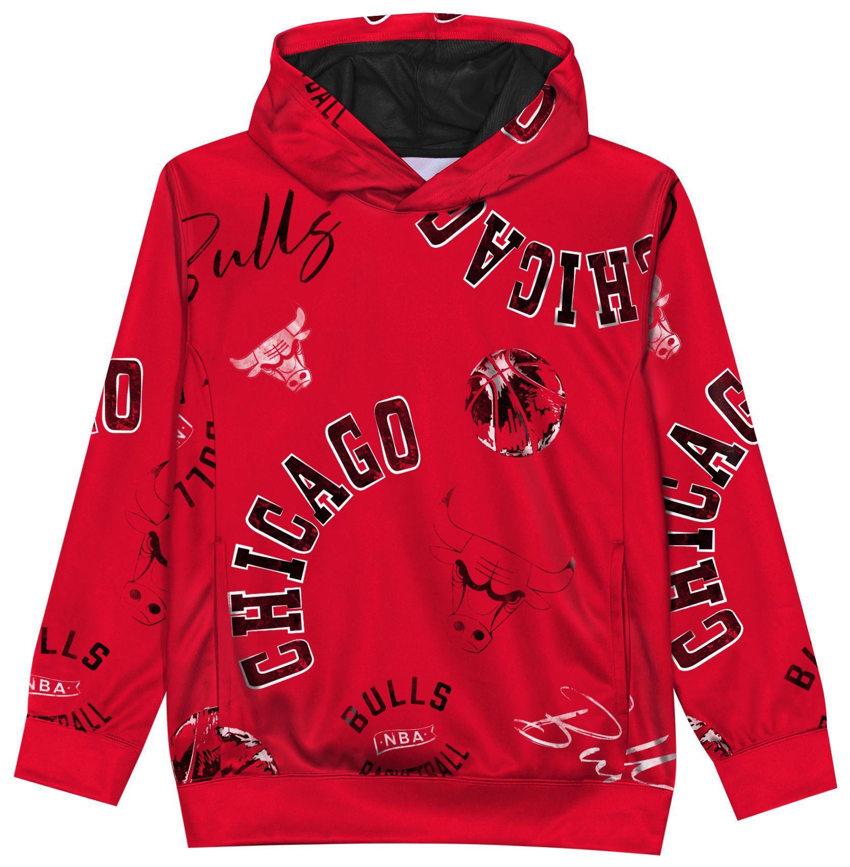 NBA Boys' Chicago Bulls Red Moving Violation Hoodie product image