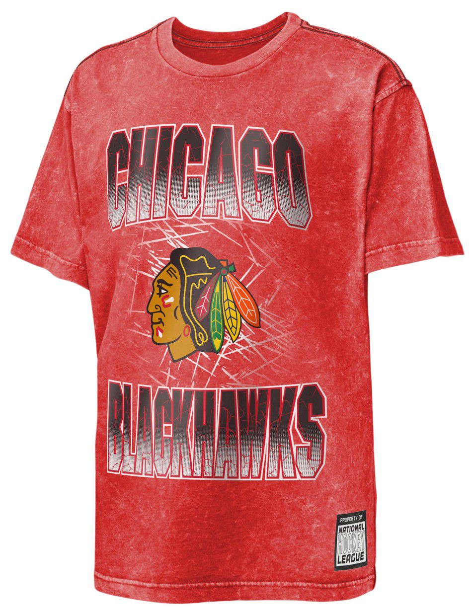 NHL Boys' Chicago Blackhawks Red 'Time To Shine' T-Shirt product image
