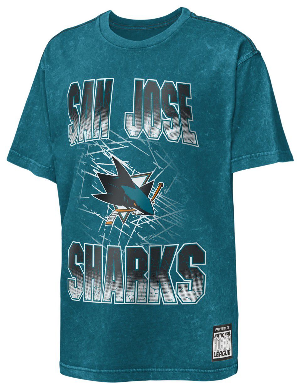 NHL Boys' San Jose Sharks Teal 'Time To Shine' T-Shirt product image