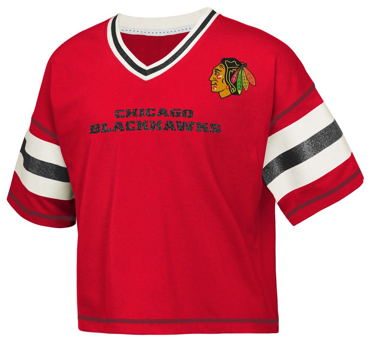 NHL Girls' Chicago Blackhawks Red 'Goal Getter' T-Shirt product image