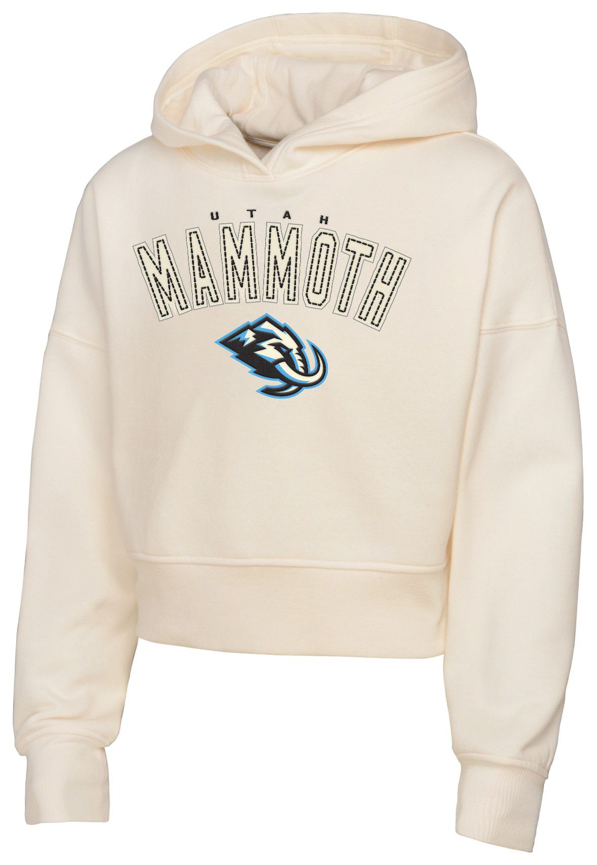 NHL Girls' Utah Mammoths Cream Blitz Oversize Pullover Hoodie product image