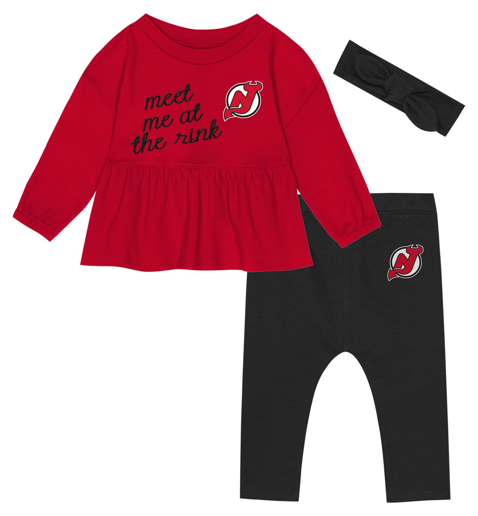 NHL Infant New Jersey Devils Red Rink Queen Set product image