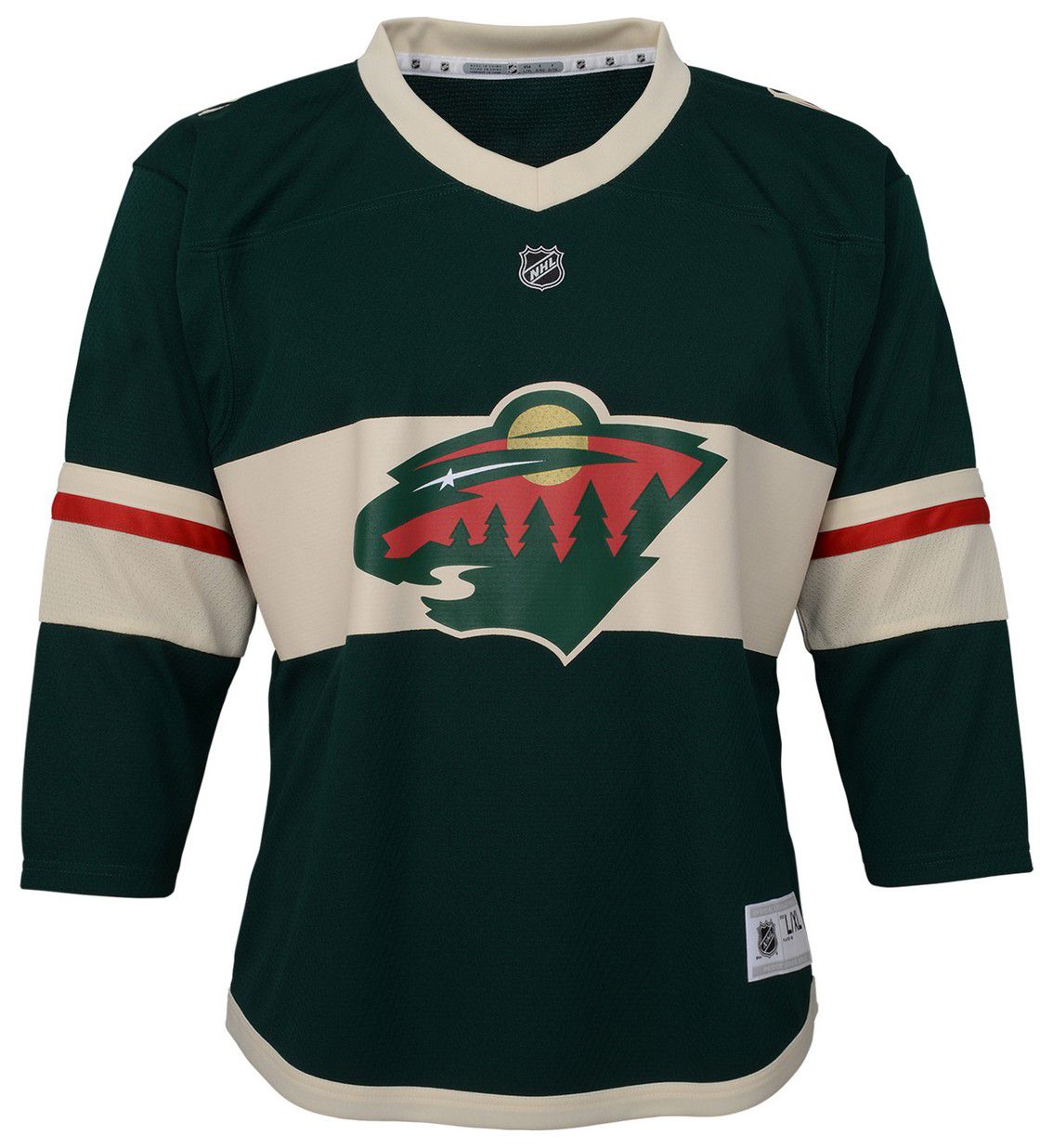 NHL Infant Minnesota Wild Blank Green Home Replica Jersey product image