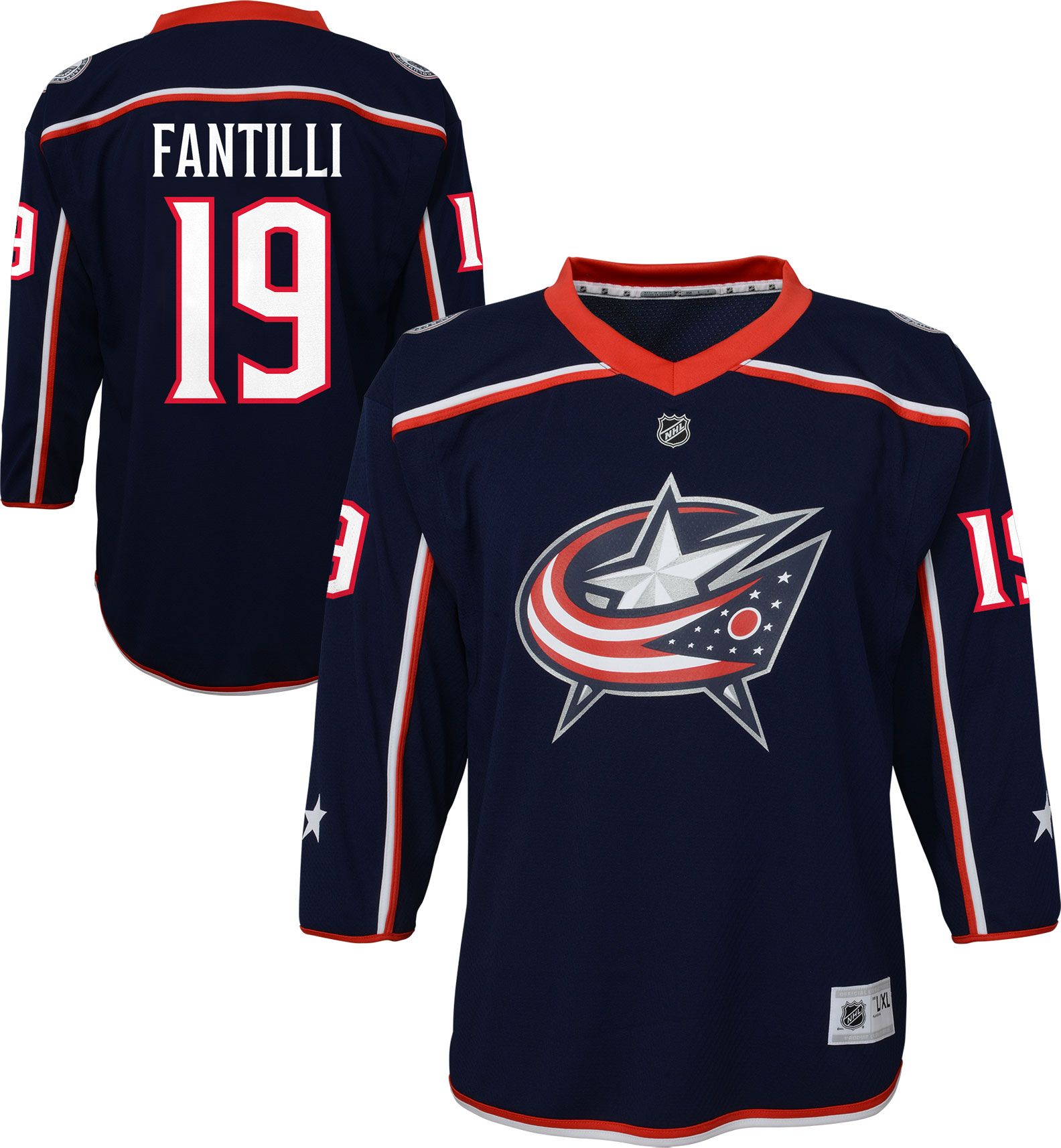 Outerstuff Toddler Columbus Blue Jackets Adam Fantilli #19 Replica Home Jersey product image