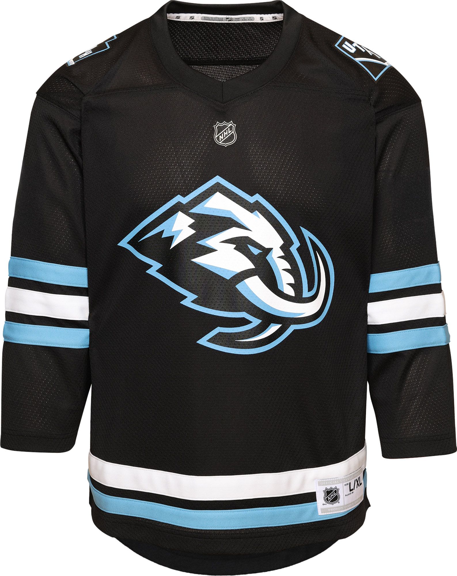 NHL Toddler Utah Mammoth Blank Home Black Replica Jersey product image