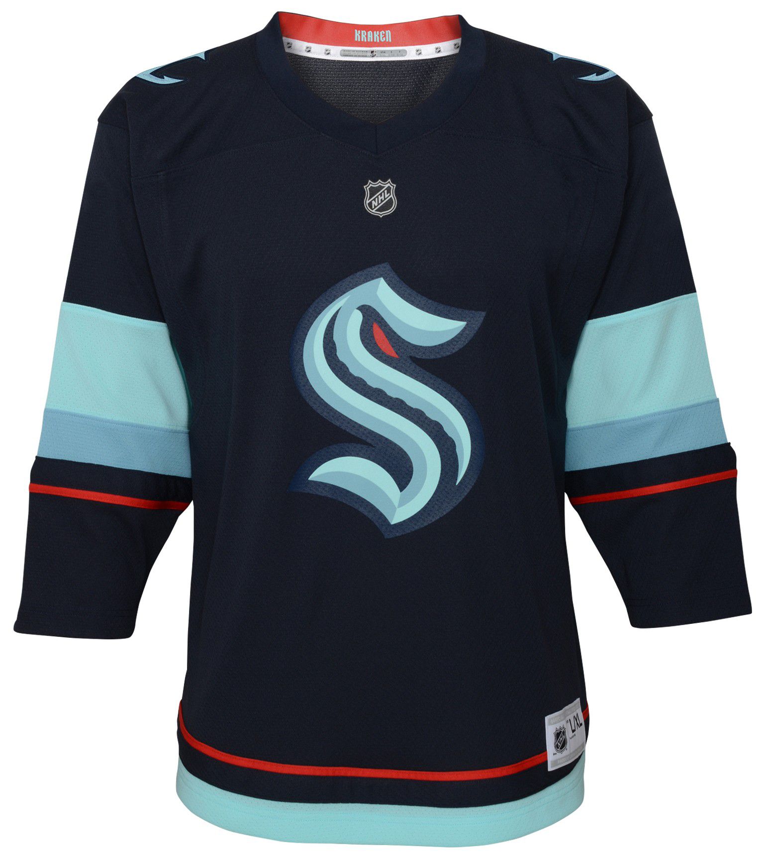 NHL Toddler Seattle Kraken Blank Navy Home Replica Jersey product image