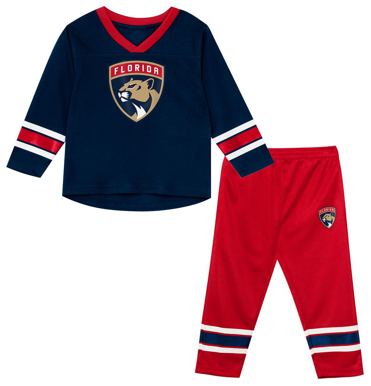 NHL Toddler Florida Panthers Navy Denting Net Apparel Set product image