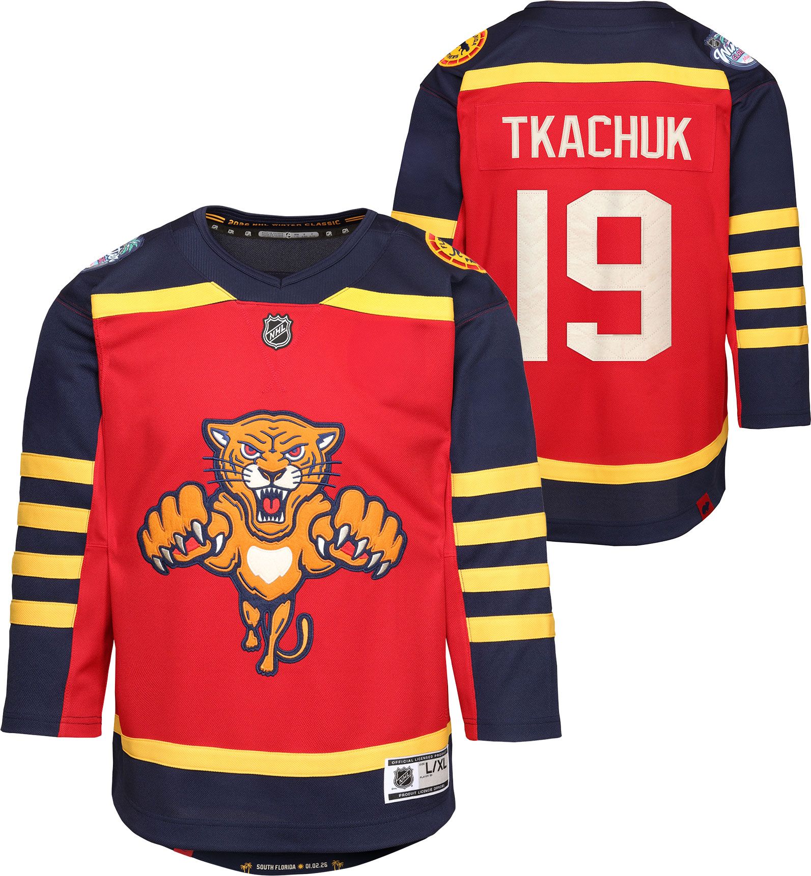 NHL Toddler Florida Panthers Winter Classic 2026 Matthew Tkatchuk #19 Replica Jersey product image