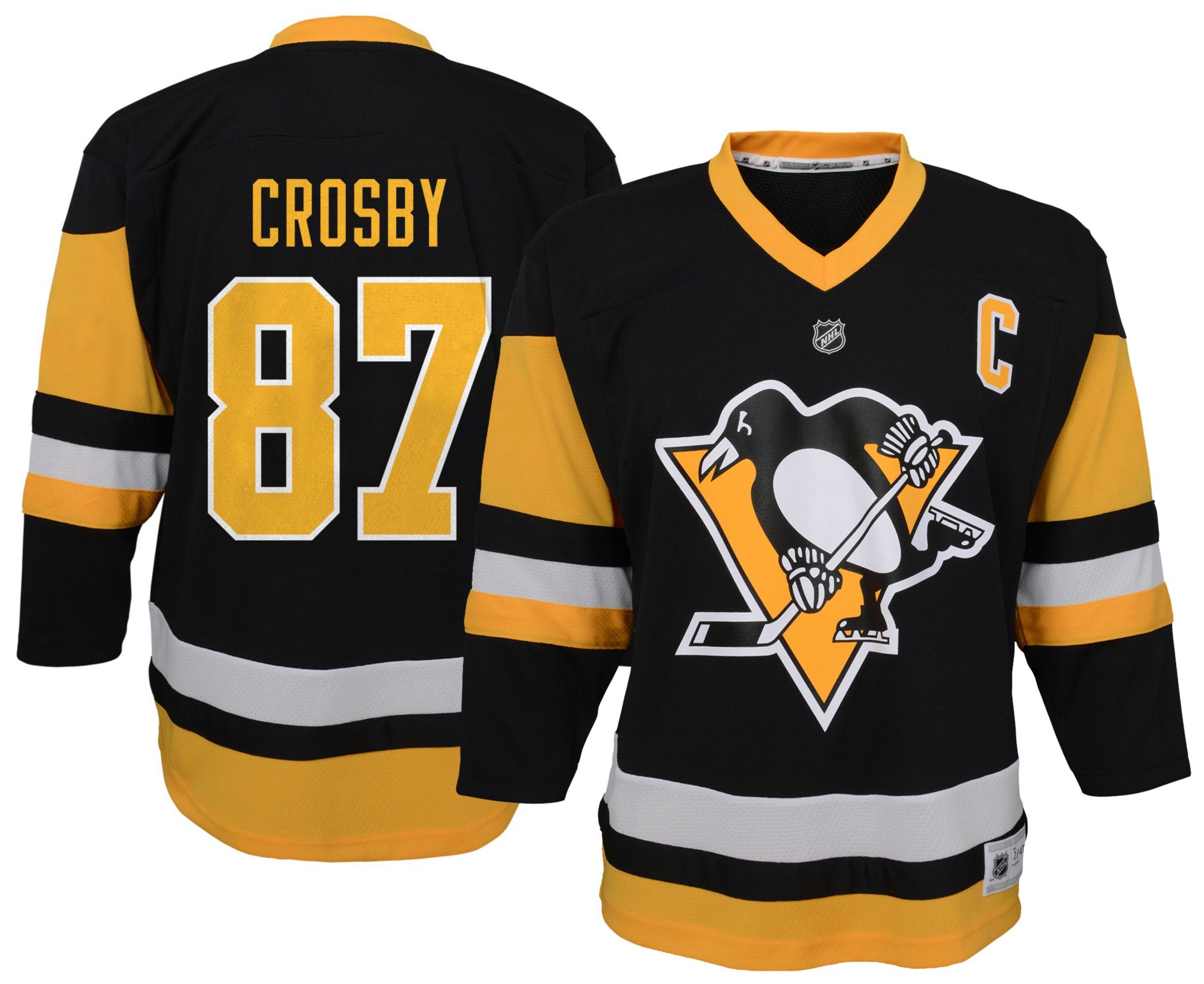 NHL Toddler Pittsburgh Penguins Sidney Crosby #87 Black Home Replica Jersey product image