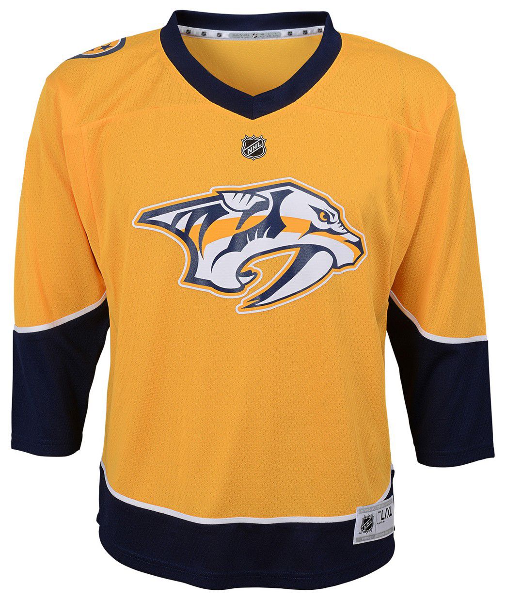 NHL Toddler Nashville Predators Blank Gold Home Replica Jersey product image