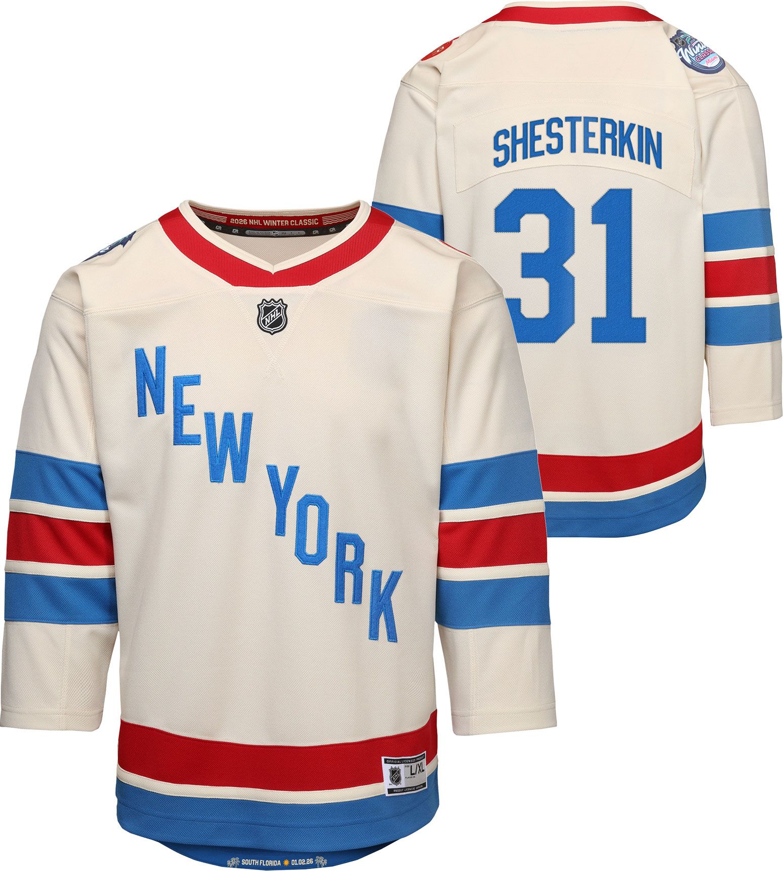 NHL Toddler New York Rangers Winter Classic 2026 Igor Shesterkin #31 Replica Jersey product image