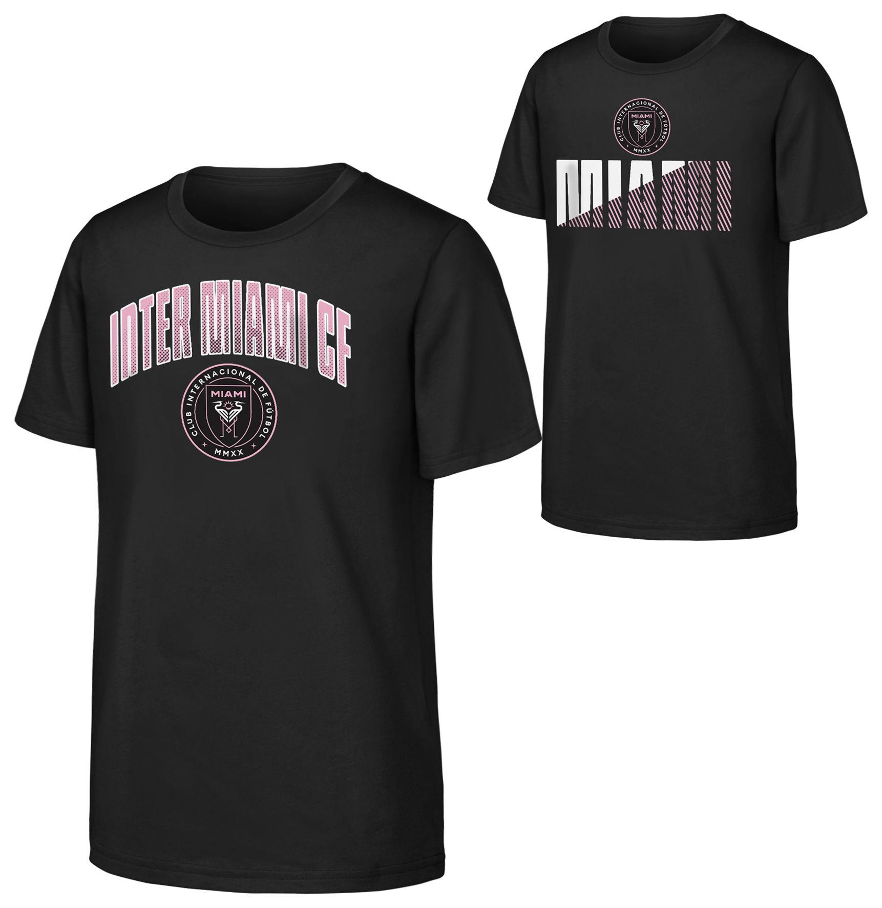 MLS Youth Inter Miami CF Black 2-Pack Never Quit T-Shirt product image