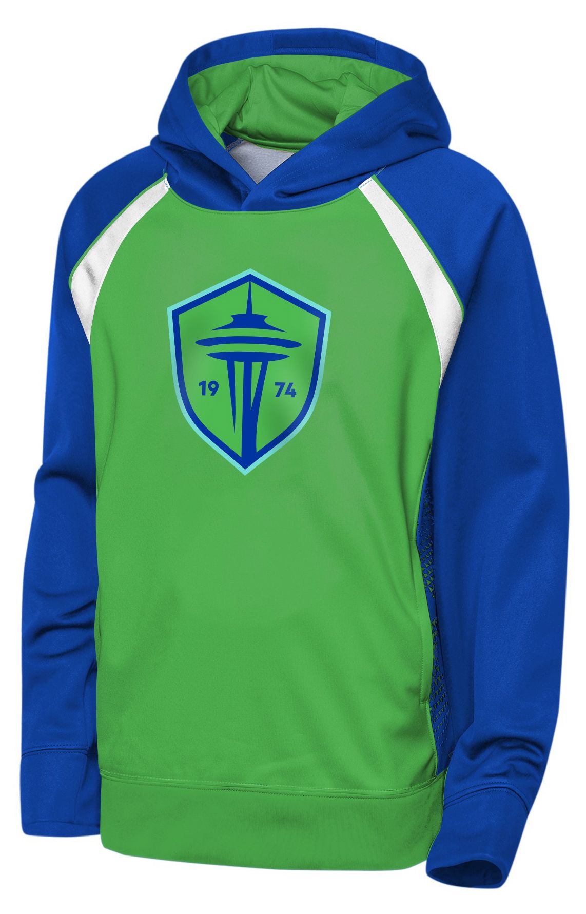 MLS Youth Seattle Sounders Green Fierce Striker Fleece Pullover Hoodie product image