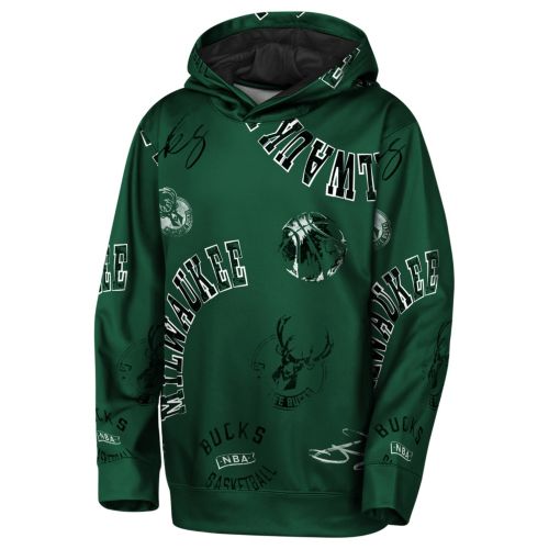 NBA Team Apparel Youth Milwaukee Bucks BF Hoodie | Dick's Sporting