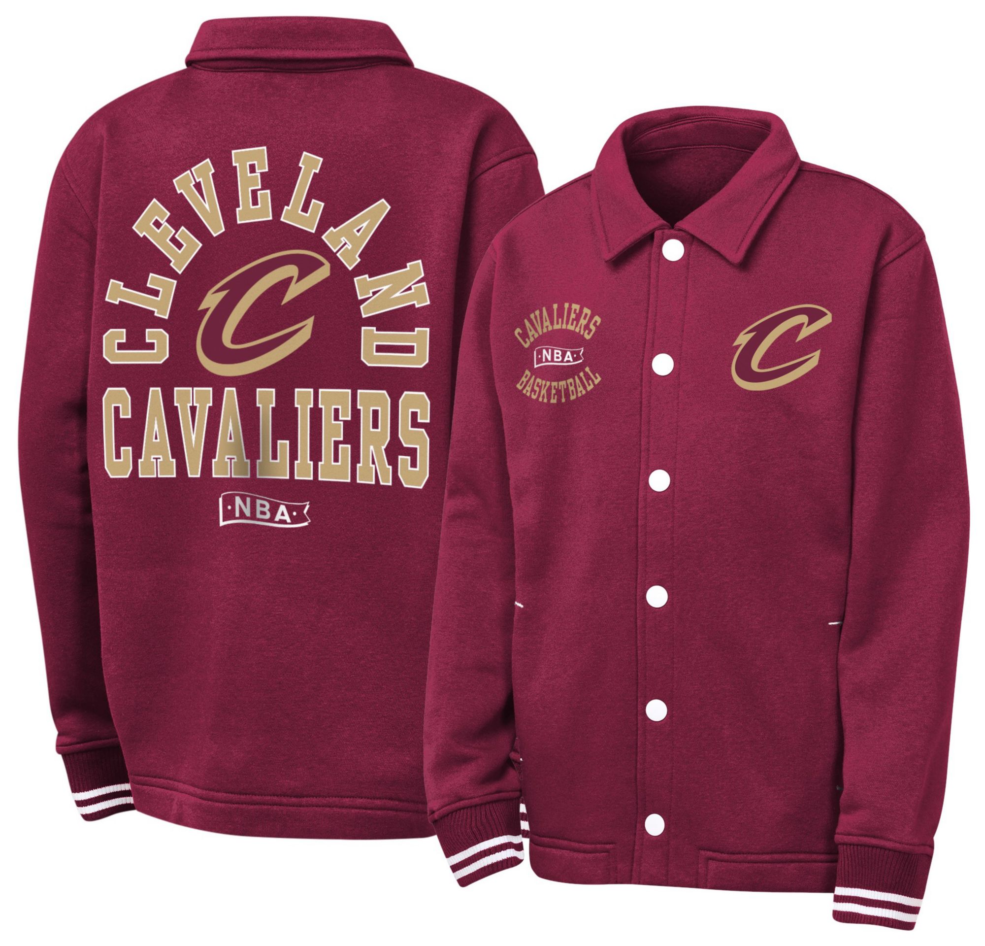 NBA Youth Cleveland Cavaliers Maroon Coach Jacket product image